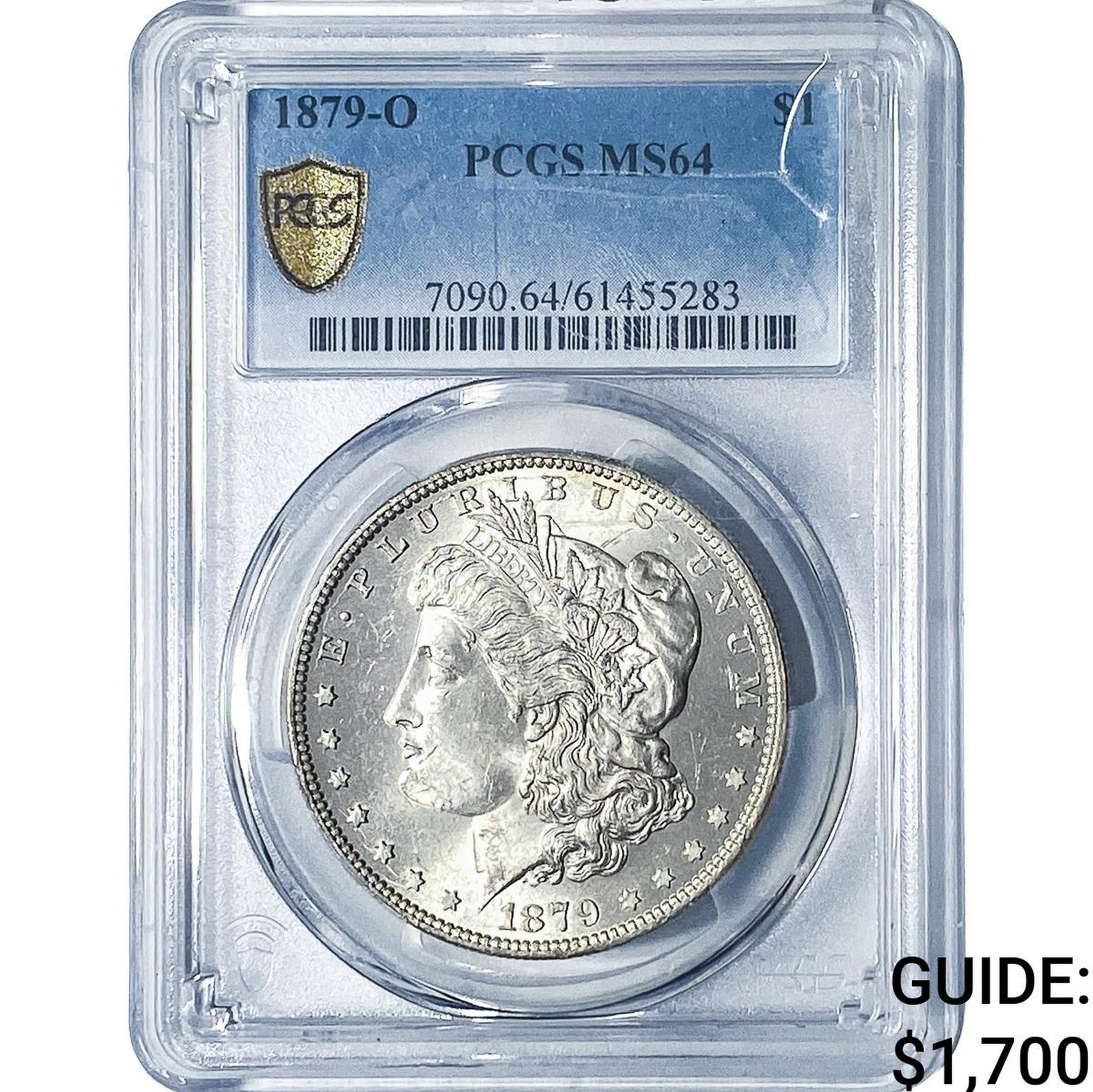 1879-O Morgan Silver Dollar PCGS MS64: 1879-O Morgan Silver Dollar PCGS MS64