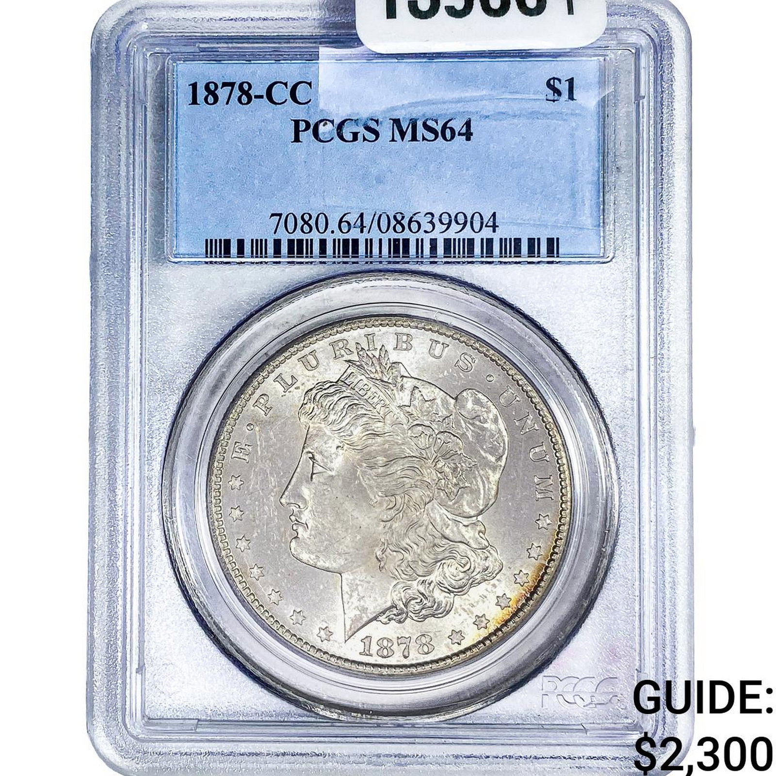 1878-CC Morgan Silver Dollar PCGS MS64: 1878-CC Morgan Silver Dollar PCGS MS64