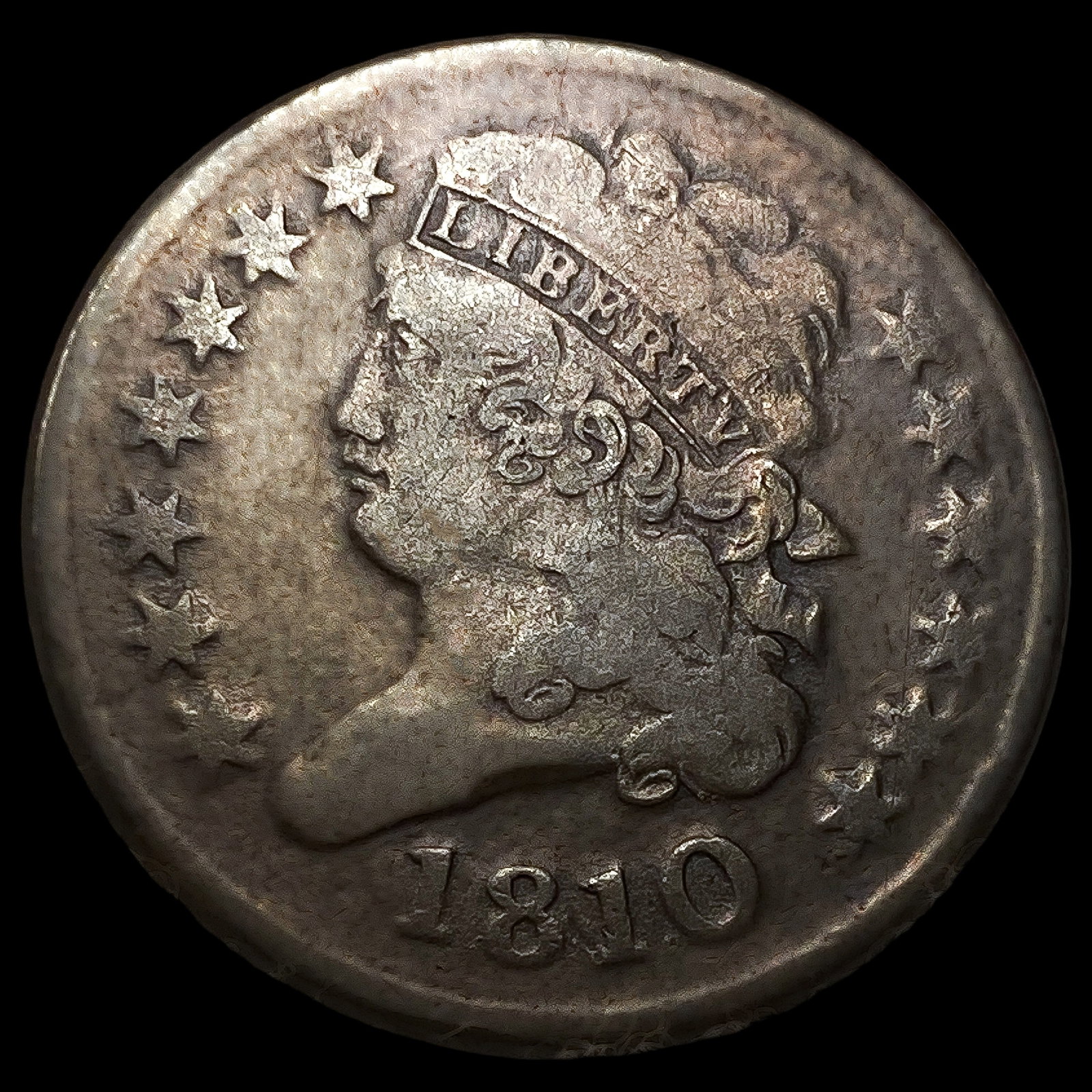 1810 Classic Head Half Cent: 1810 Classic Head Half Cent
