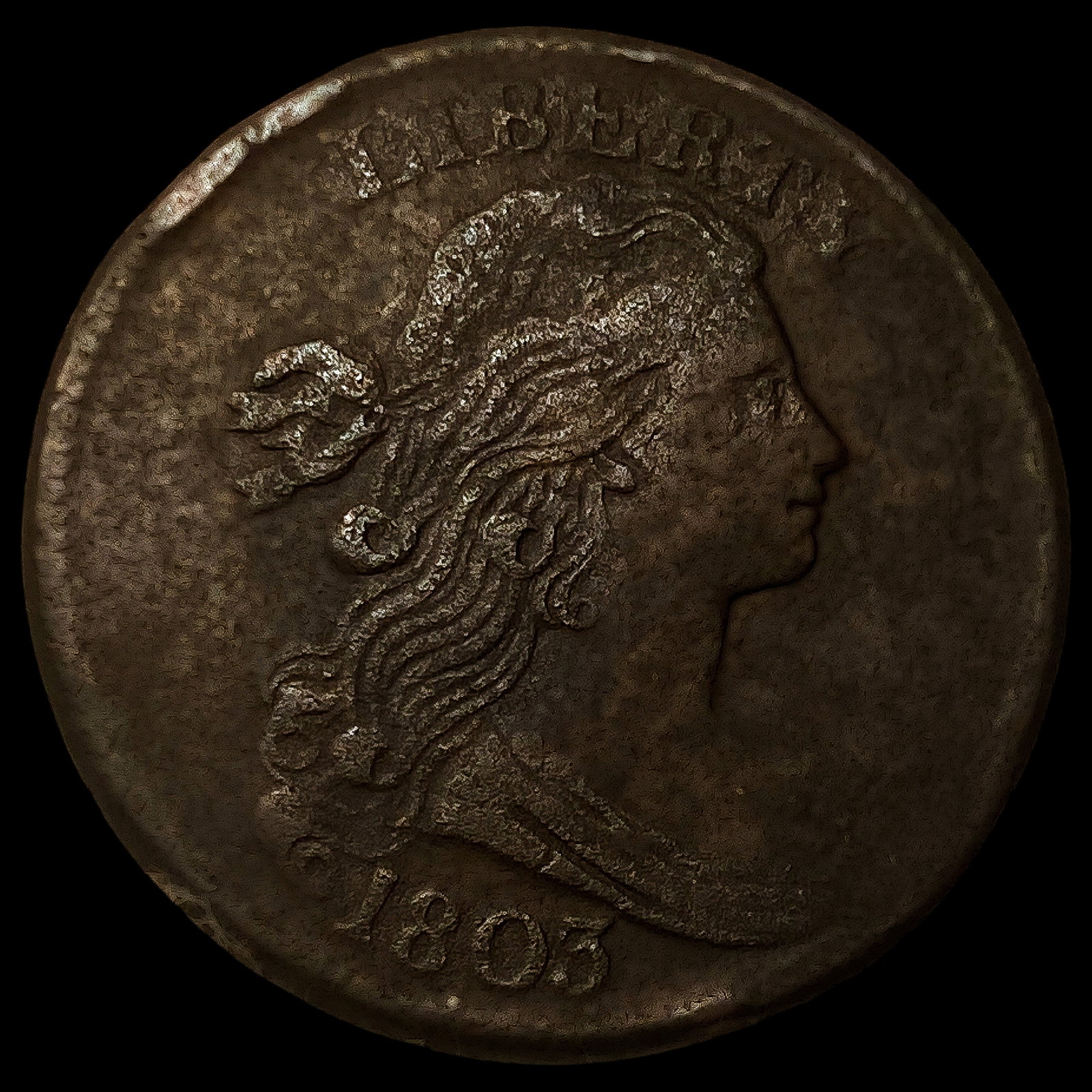 1803 Draped Bust Large Cent (1 of 2)