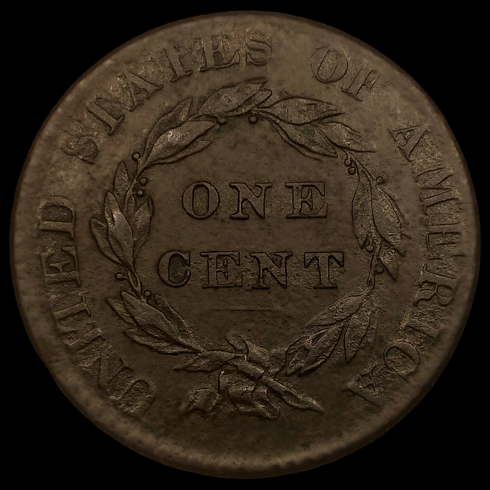 1820 Coronet Head Large Cent - 2
