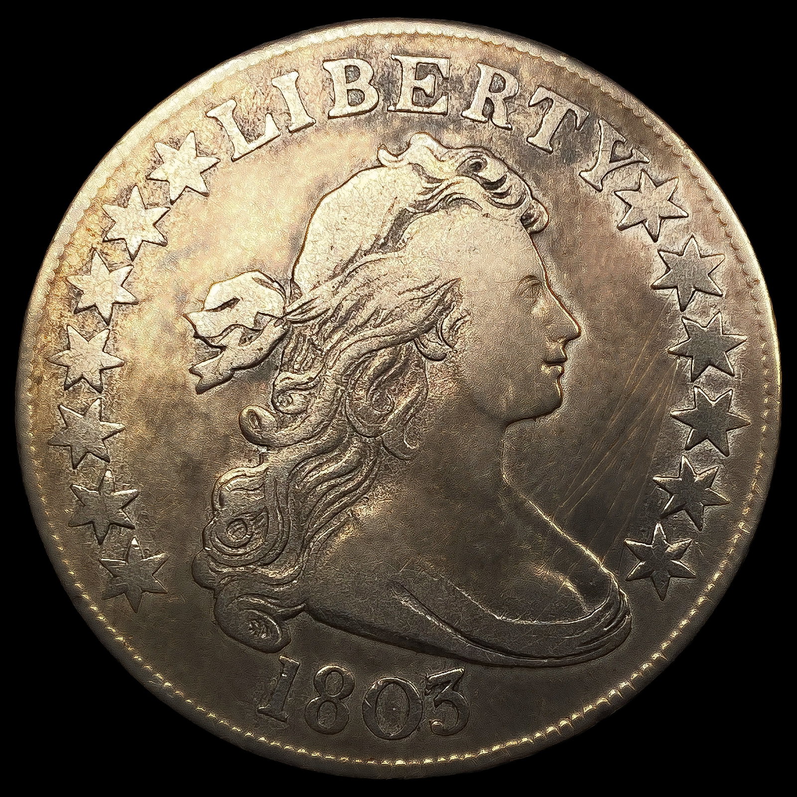 1803 Draped Bust Half Dollar (1 of 2)