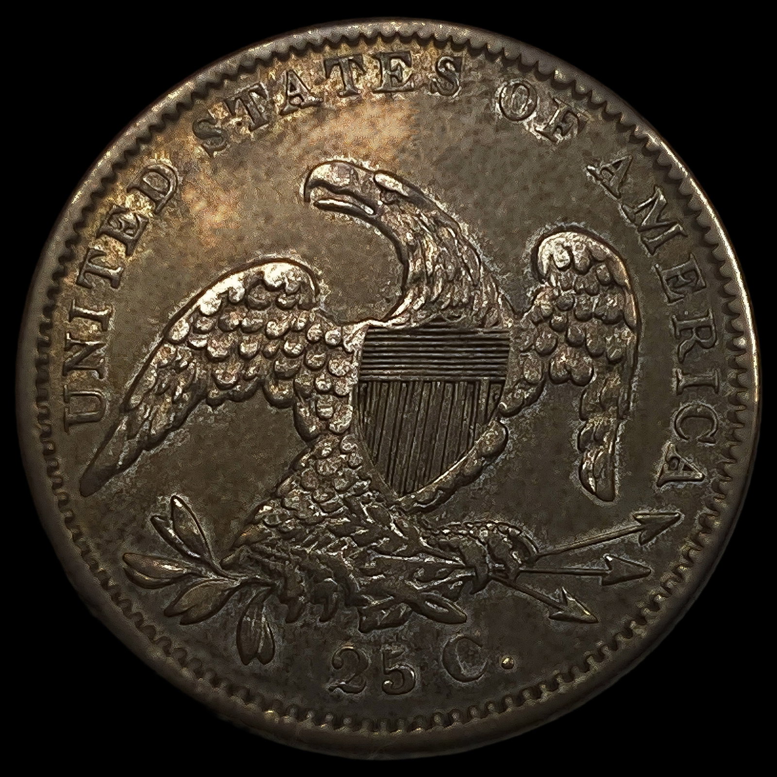 1835 Capped Bust Quarter - 2