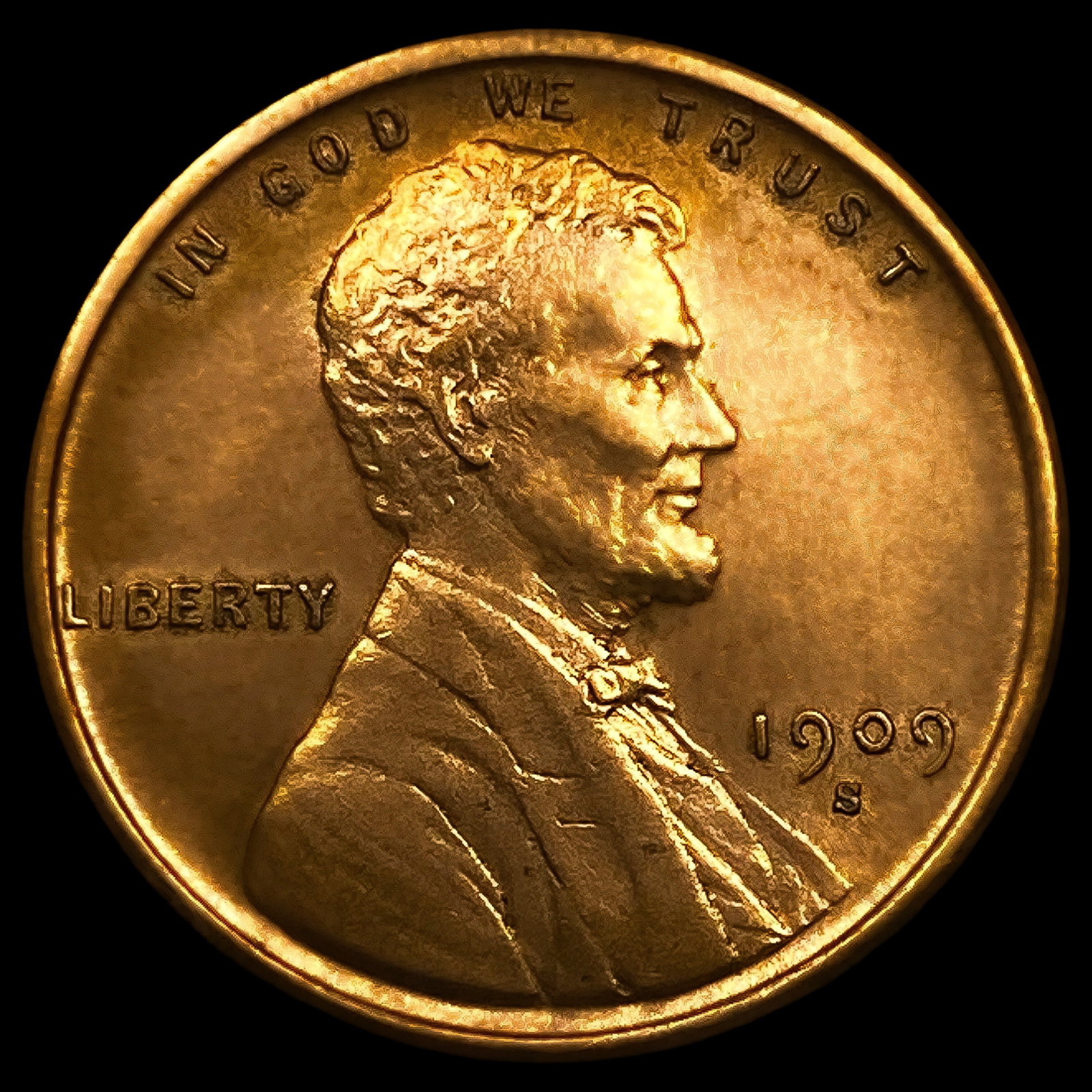 1909-S VDB Wheat Cent: 1909-S VDB Wheat Cent