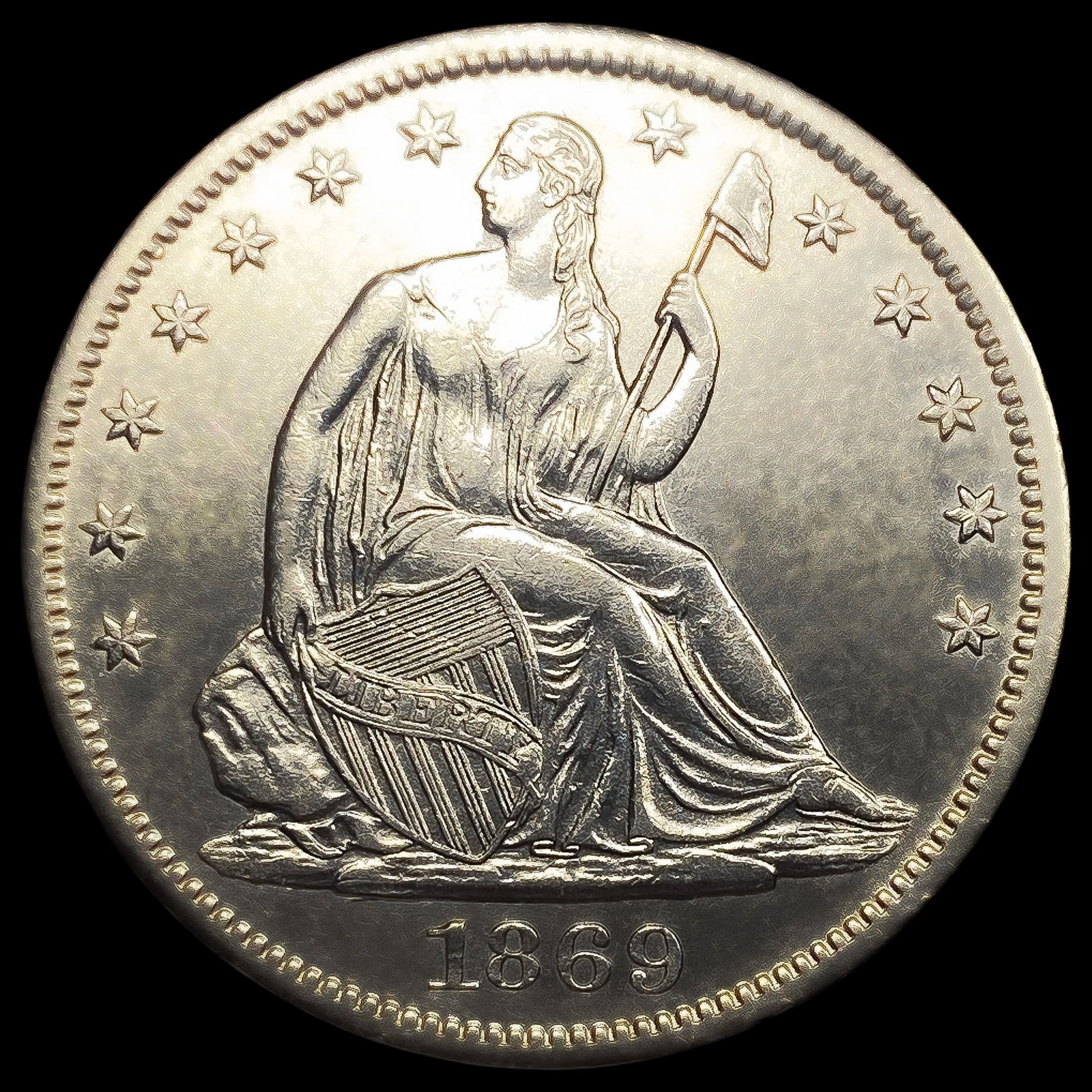 1869-S Seated Liberty Half Dollar: 1869-S Seated Liberty Half Dollar