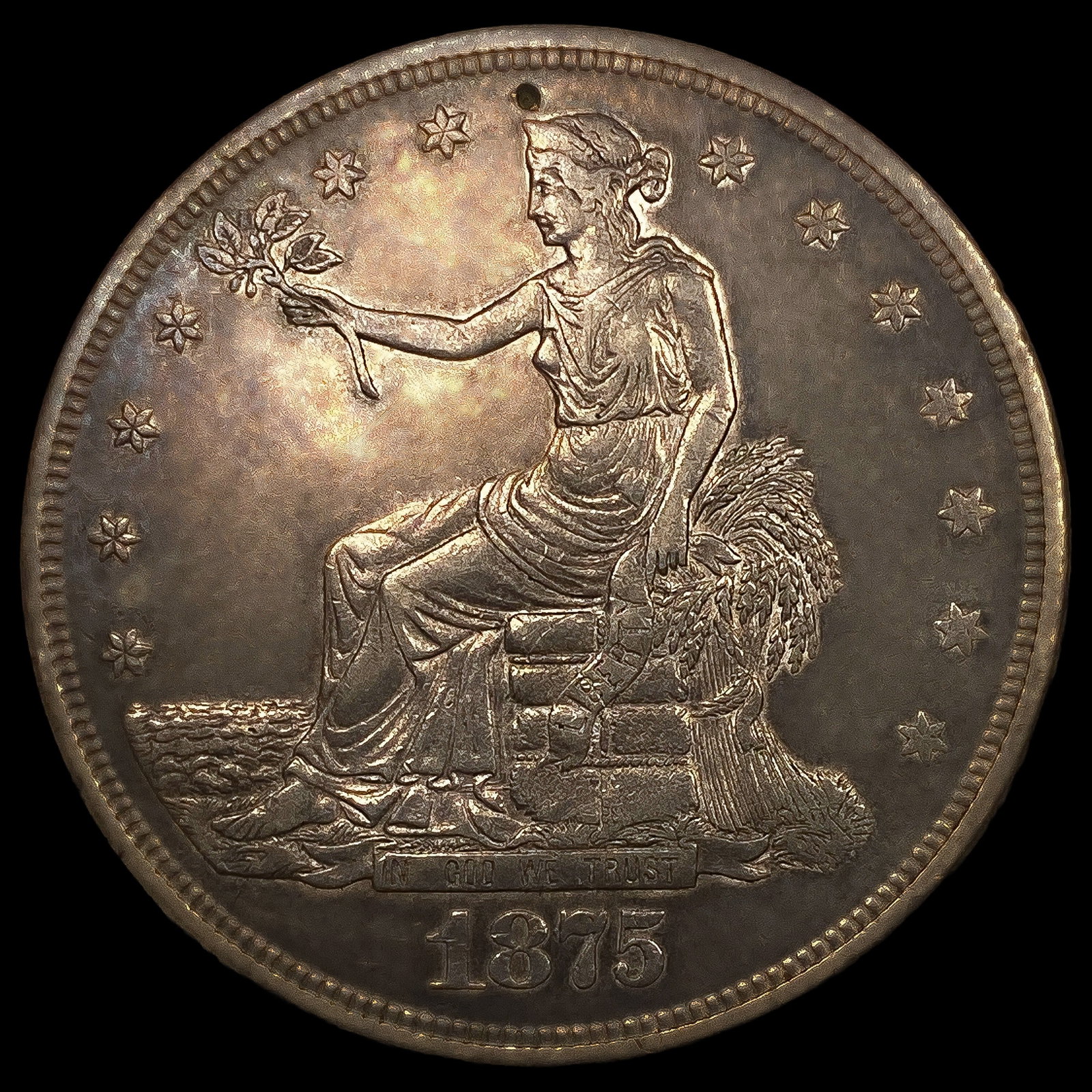 1875 Silver Trade Dollar (1 of 2)