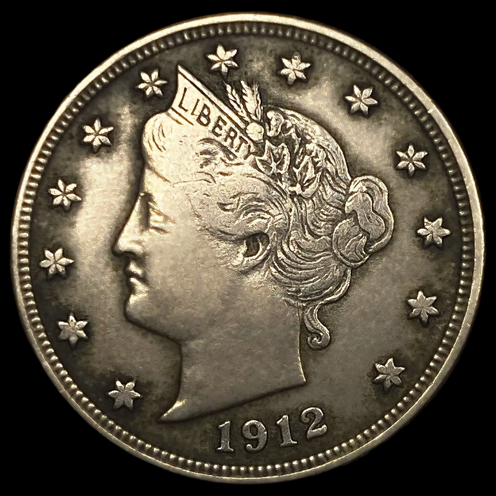 1912-S Liberty Victory Nickel: 1912-S Liberty Victory Nickel