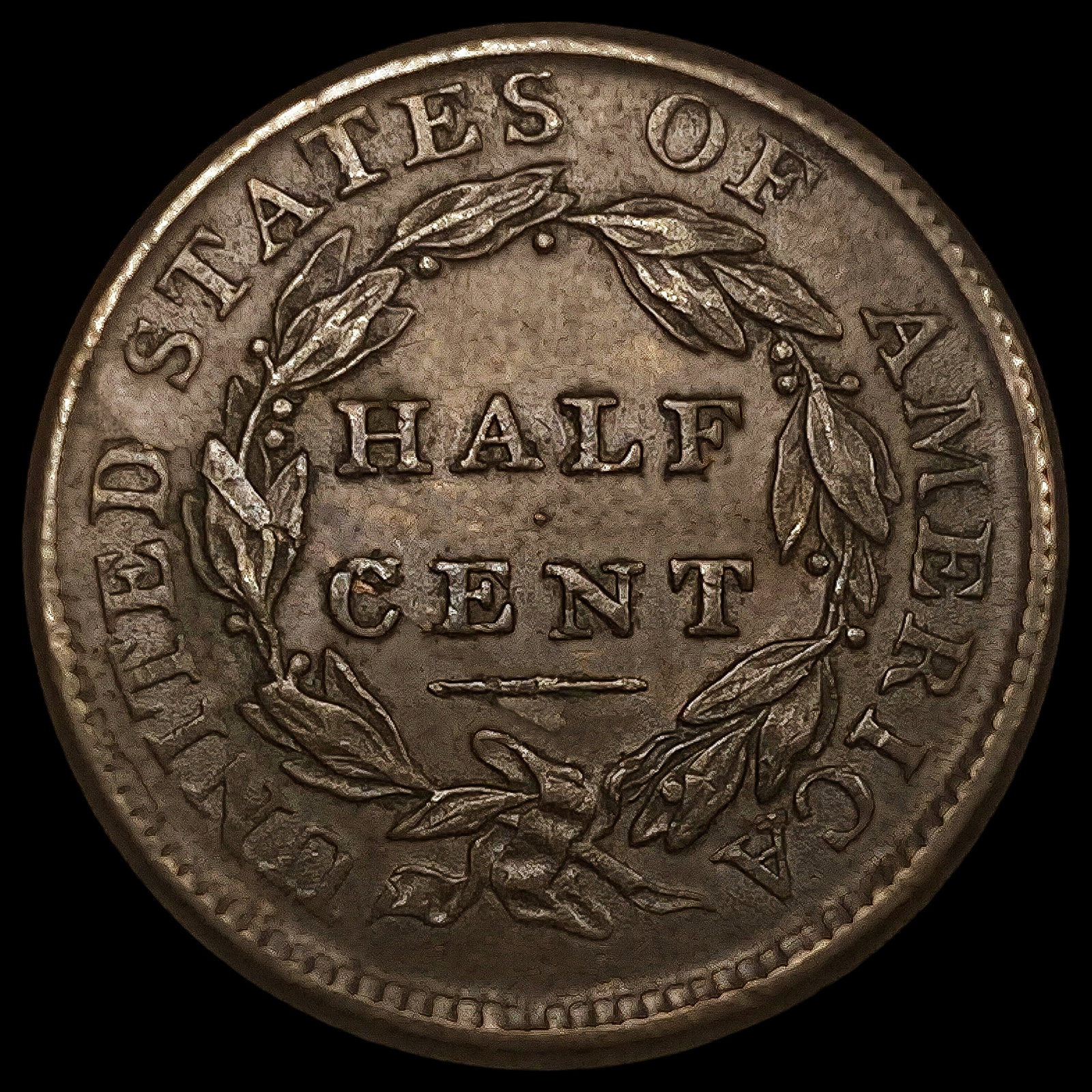 1809/6 Classic Head Half Cent - 2