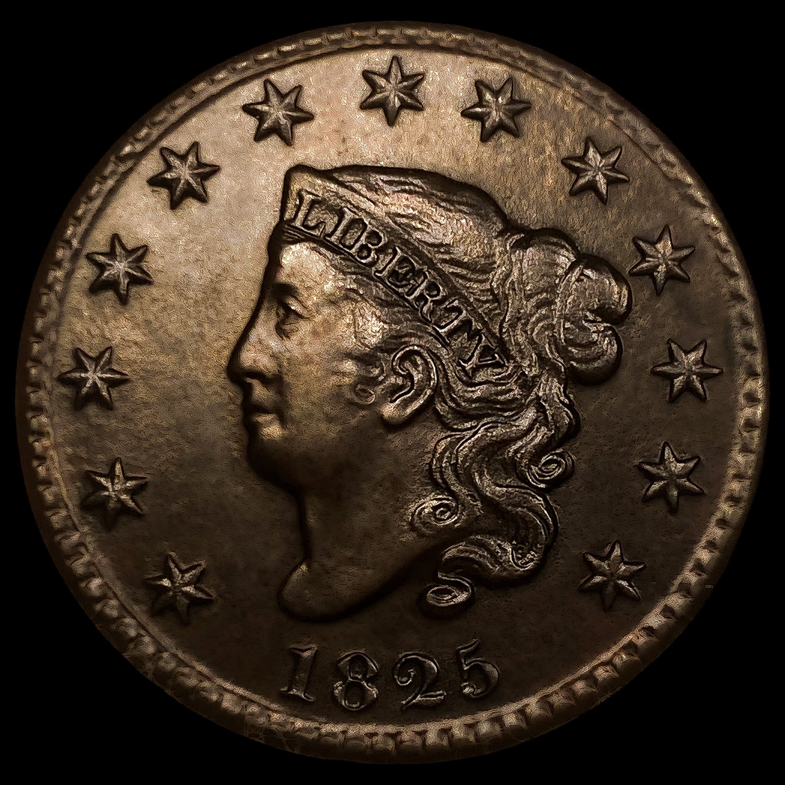 1825 Coronet Head Large Cent (1 of 2)