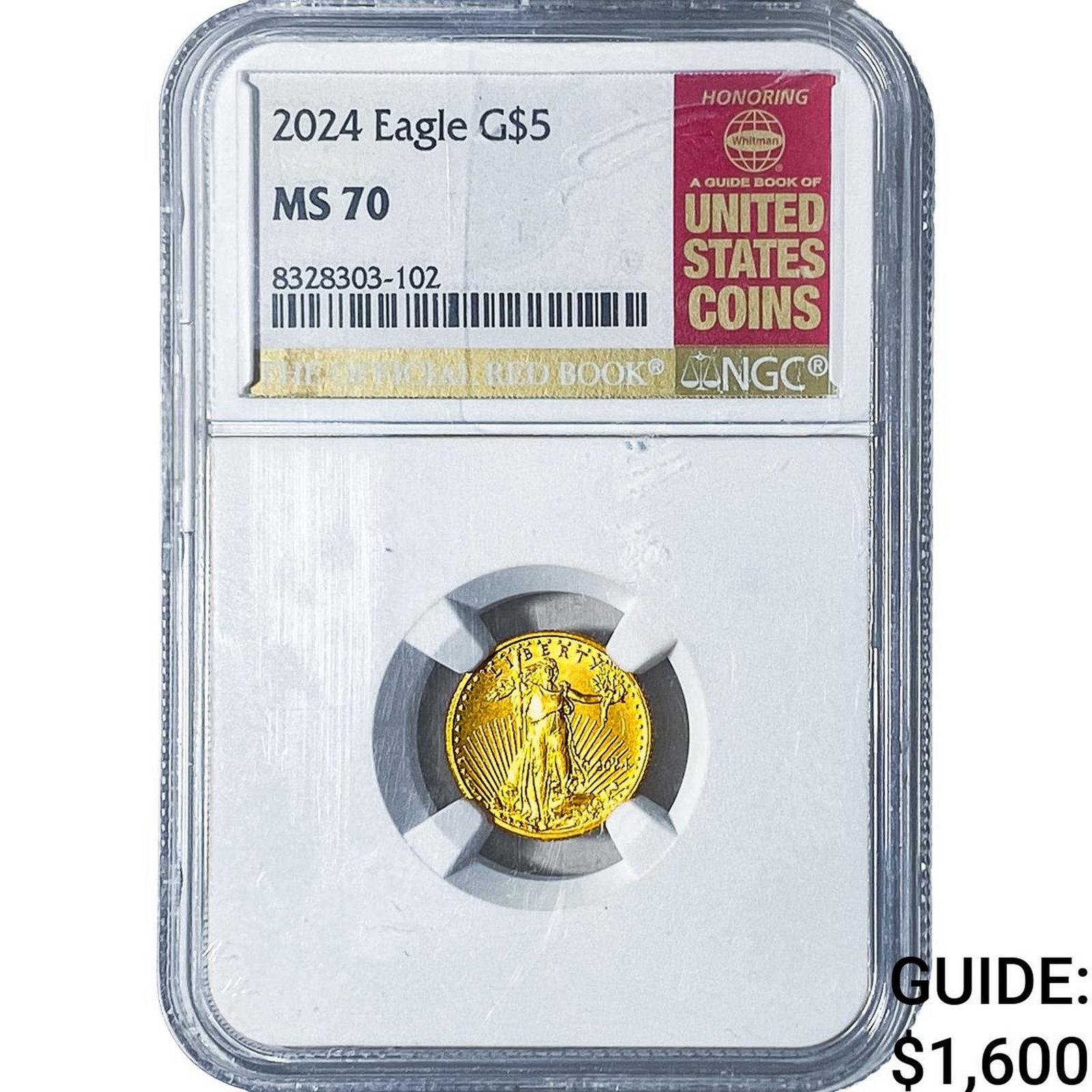 2024 $5 Gold American Eagle 1/10oz NGC MS70 (1 of 4)
