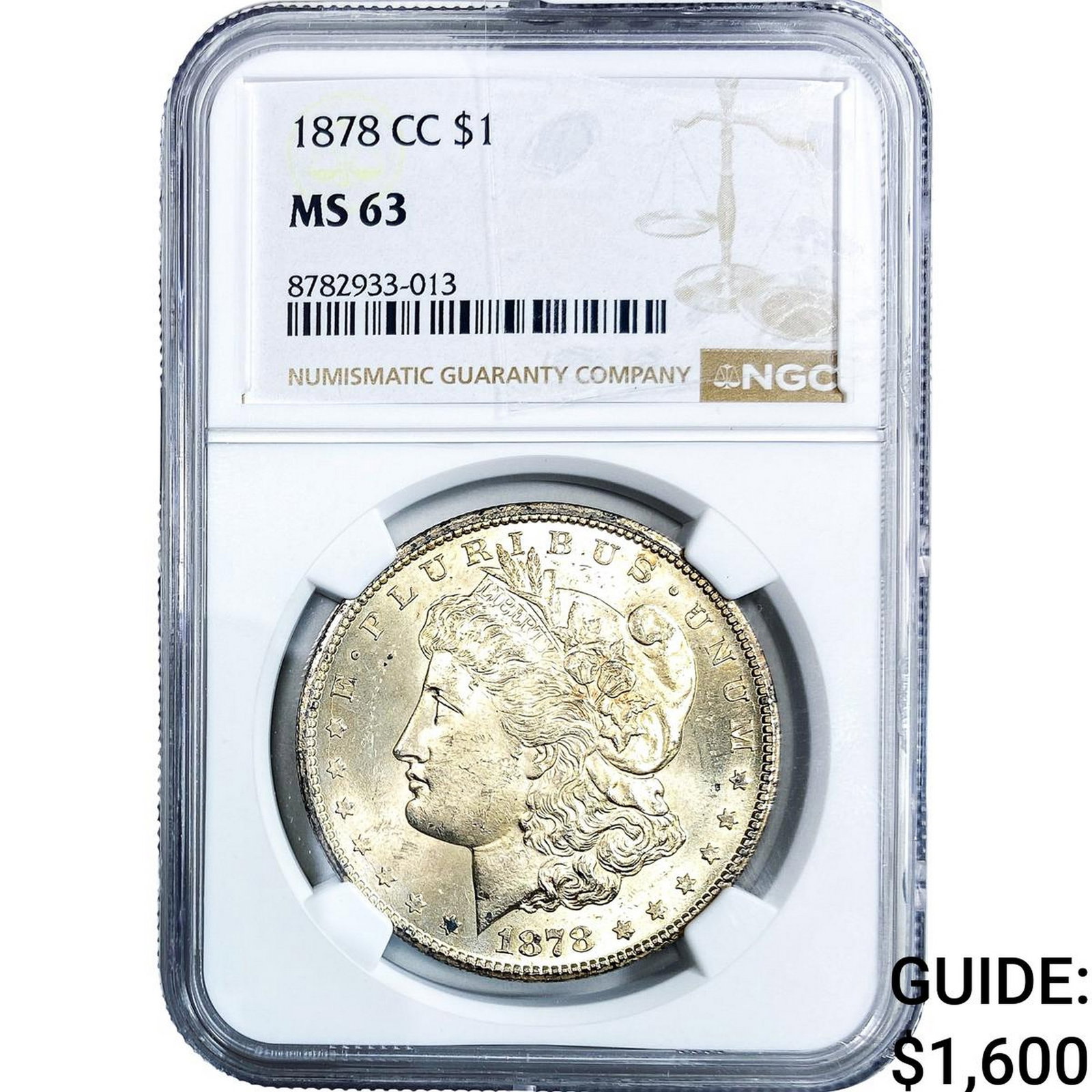1878-CC Morgan Silver Dollar NGC MS63 (1 of 4)