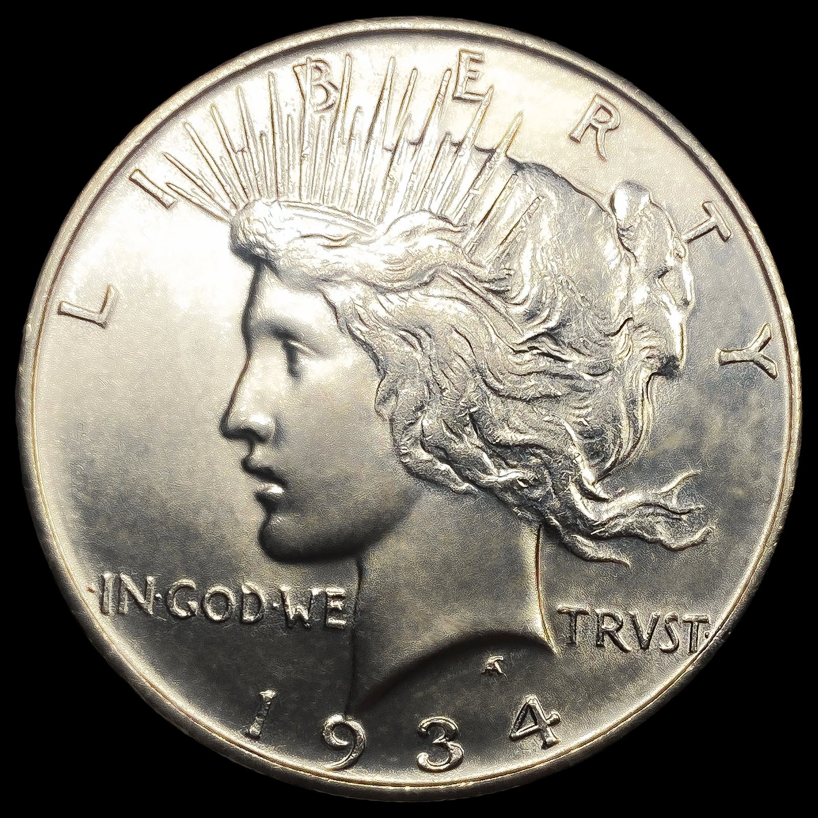 1934-S Silver Peace Dollar: 1934-S Silver Peace Dollar