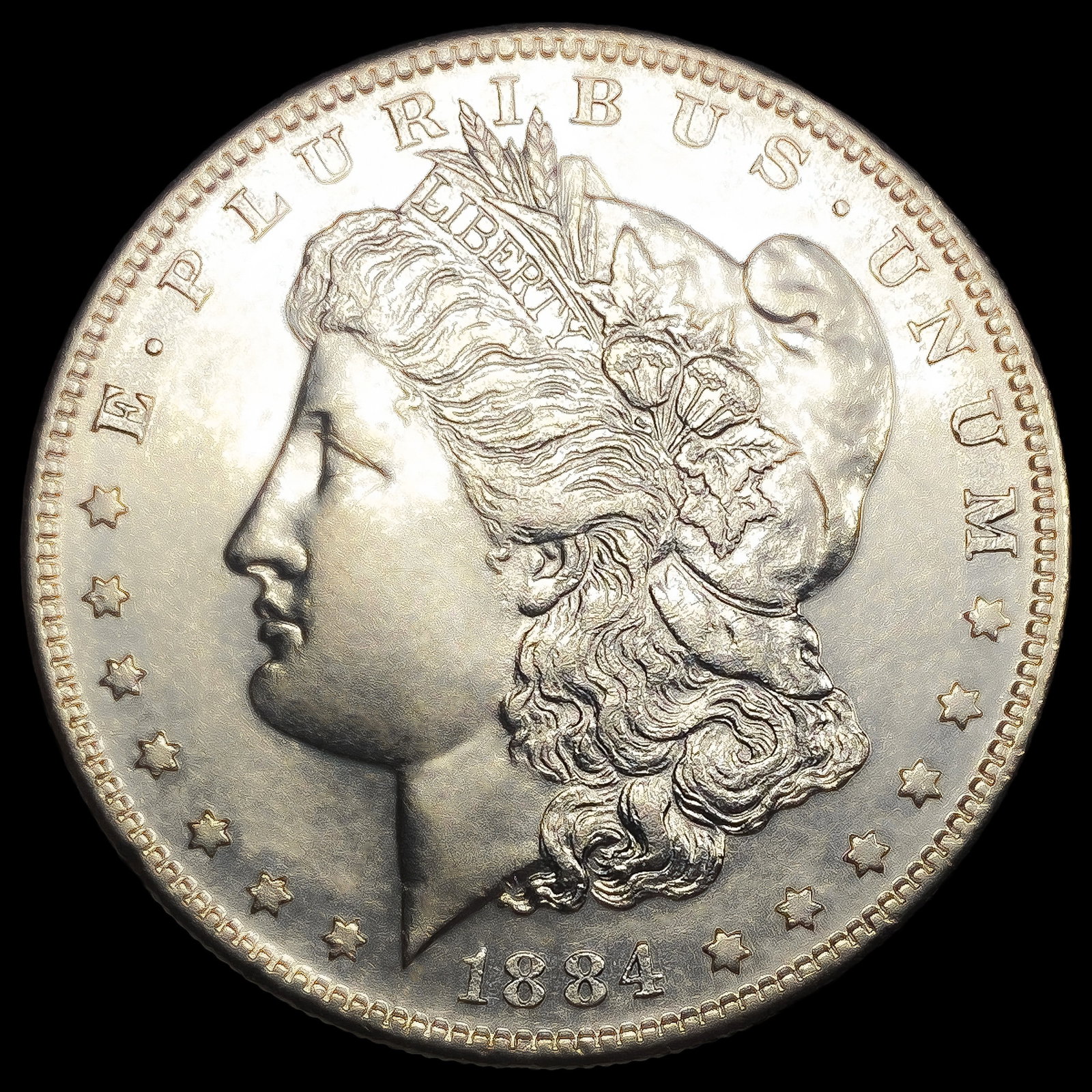 1884-S Morgan Silver Dollar: 1884-S Morgan Silver Dollar