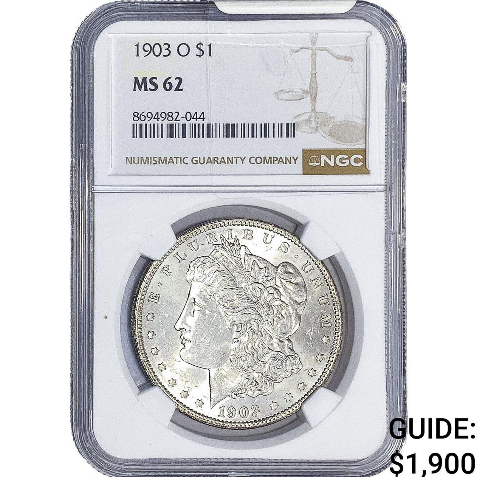 1903-O Morgan Silver Dollar NGC MS62 (1 of 4)