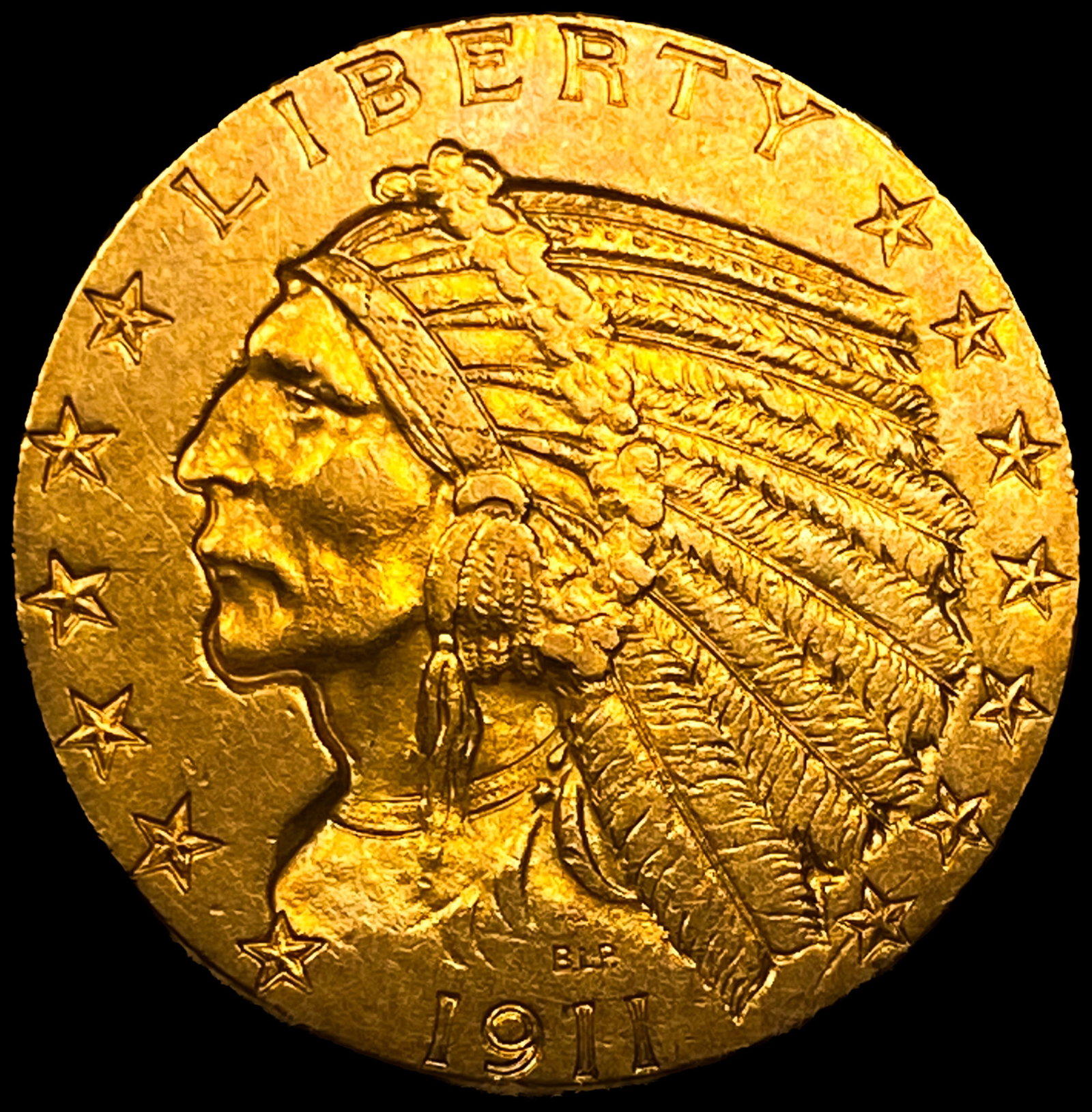 1911-S $5 Gold Half Eagle: 1911-S $5 Gold Half Eagle