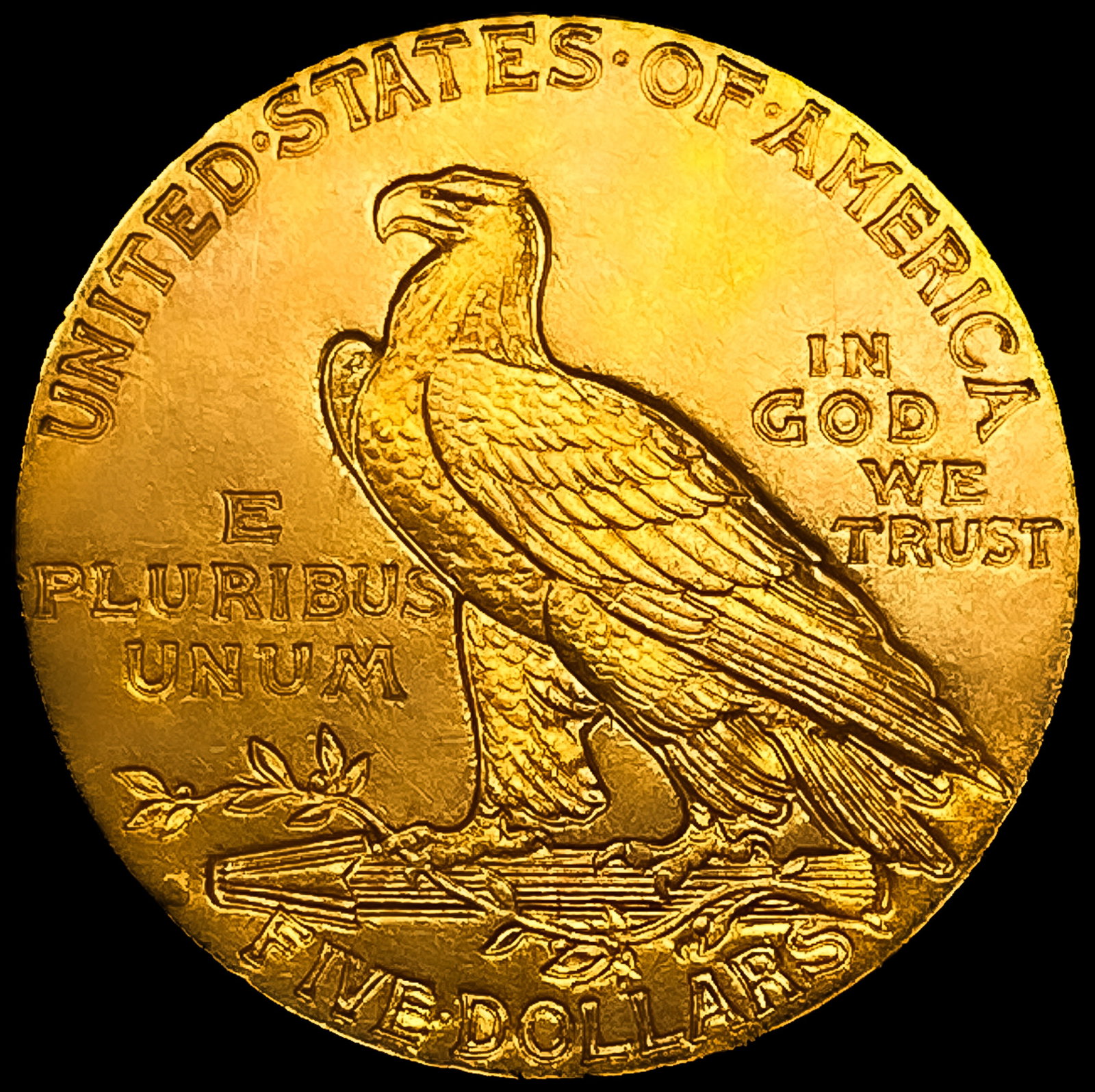 1911-S $5 Gold Half Eagle - 2