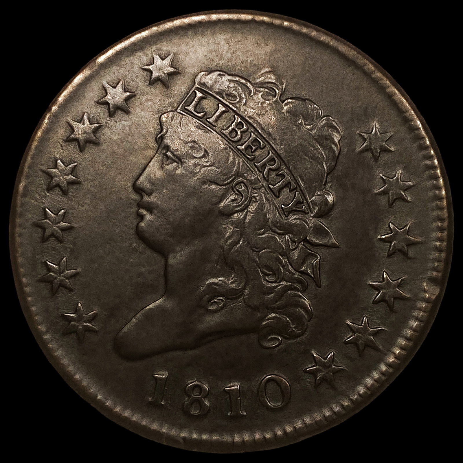 1810 Classic Head Large Cent: 1810 Classic Head Large Cent