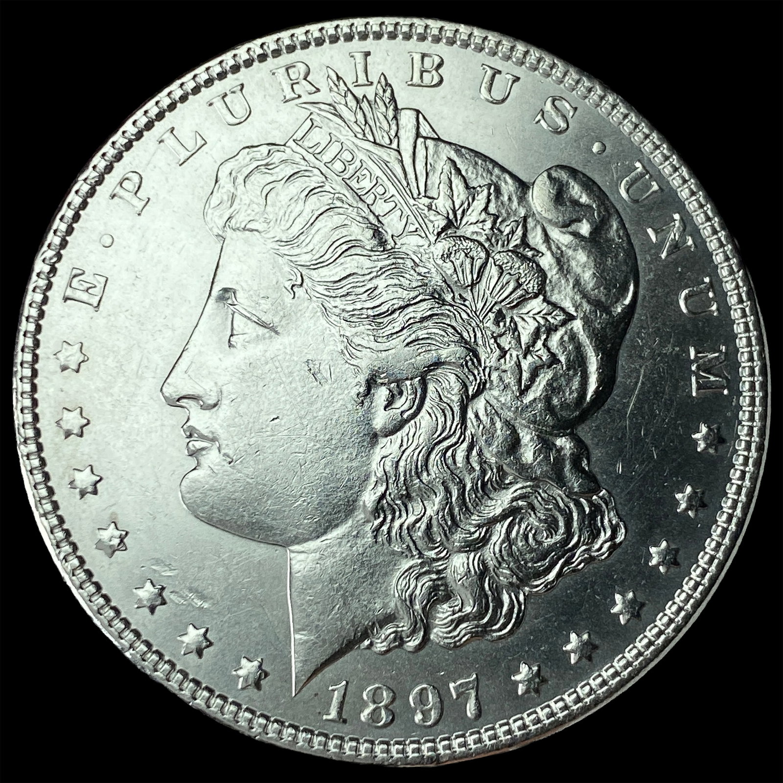1897 Silver Morgan Dollar UNCIRCULATED: 1897 Silver Morgan Dollar UNCIRCULATED