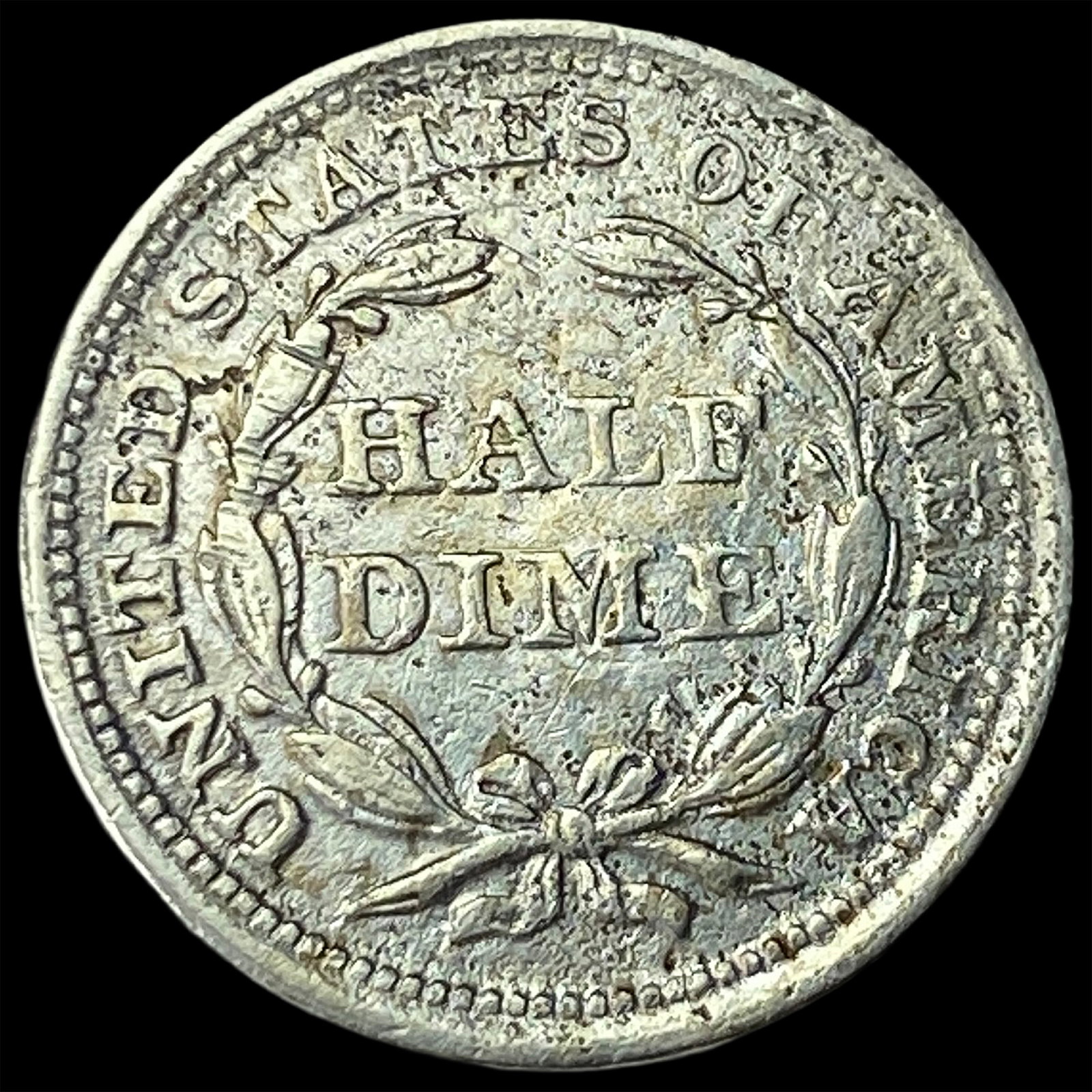 1853 Silver Half Dime (No Arrows) HIGH GRADE - 2