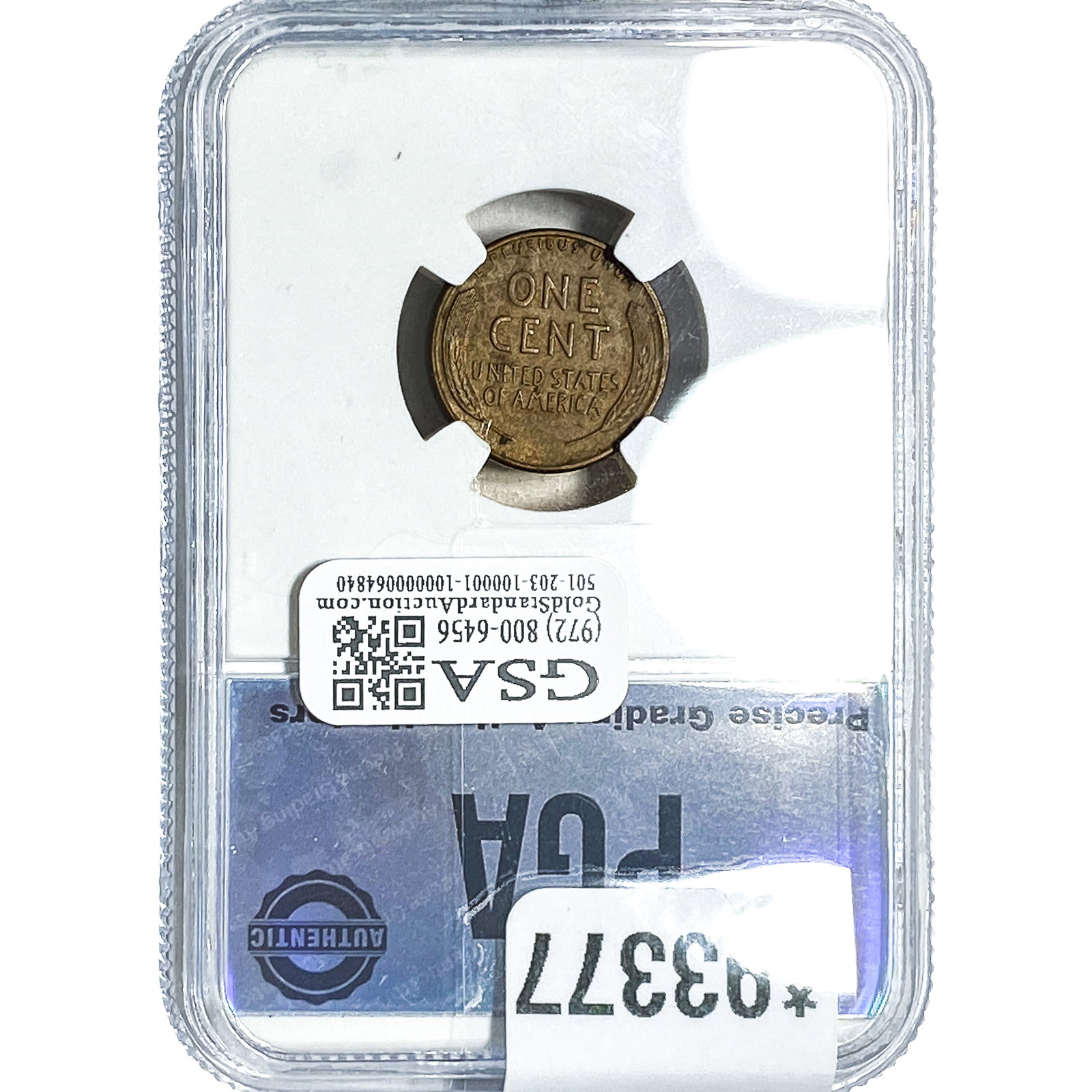 1925-S Wheat Cent PGA MS64RB - 2