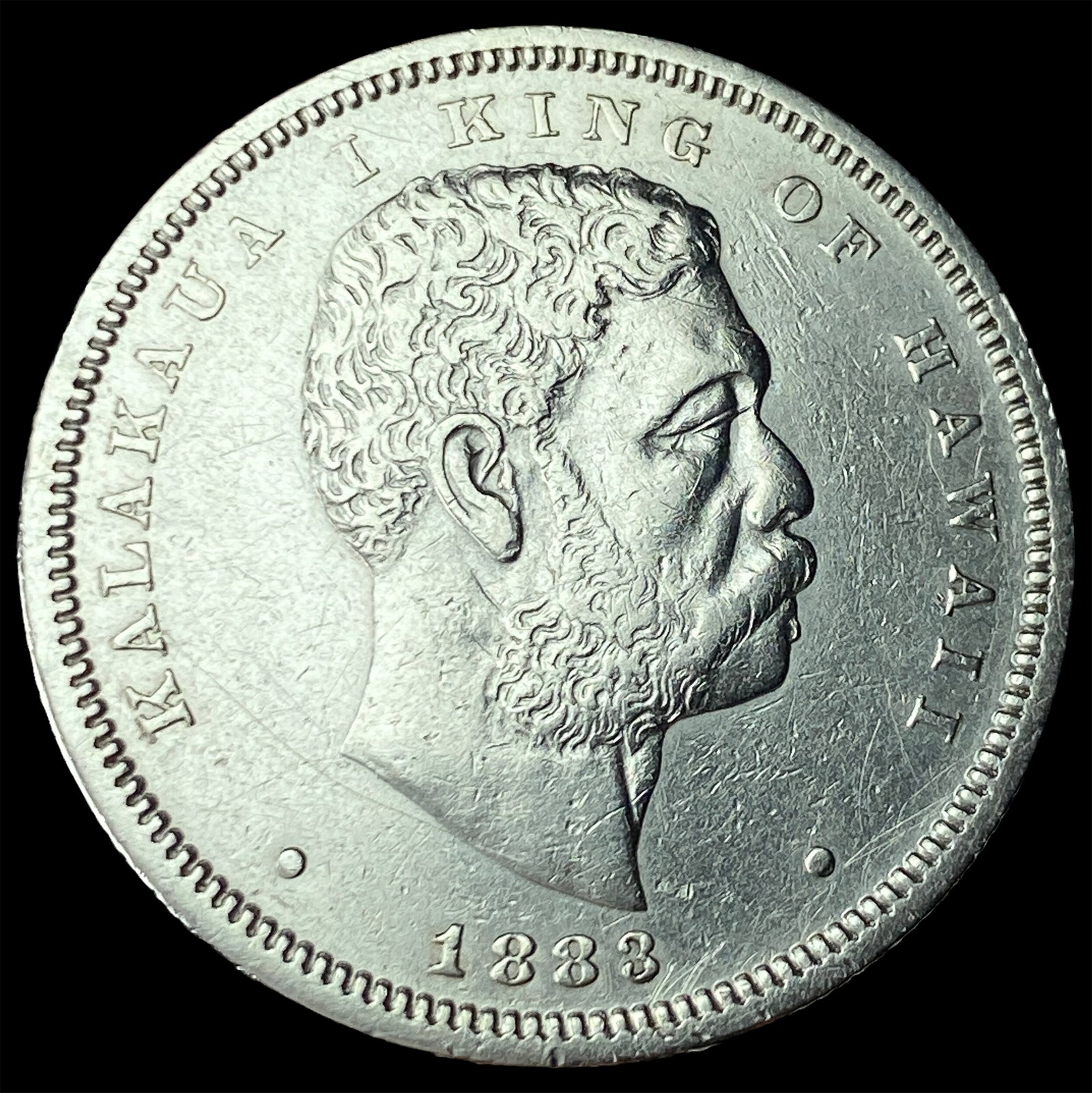 1883 Hawaii Silver 1/2 Dollar HIGH GRADE: 1883 Hawaii Silver 1/2 Dollar HIGH GRADE