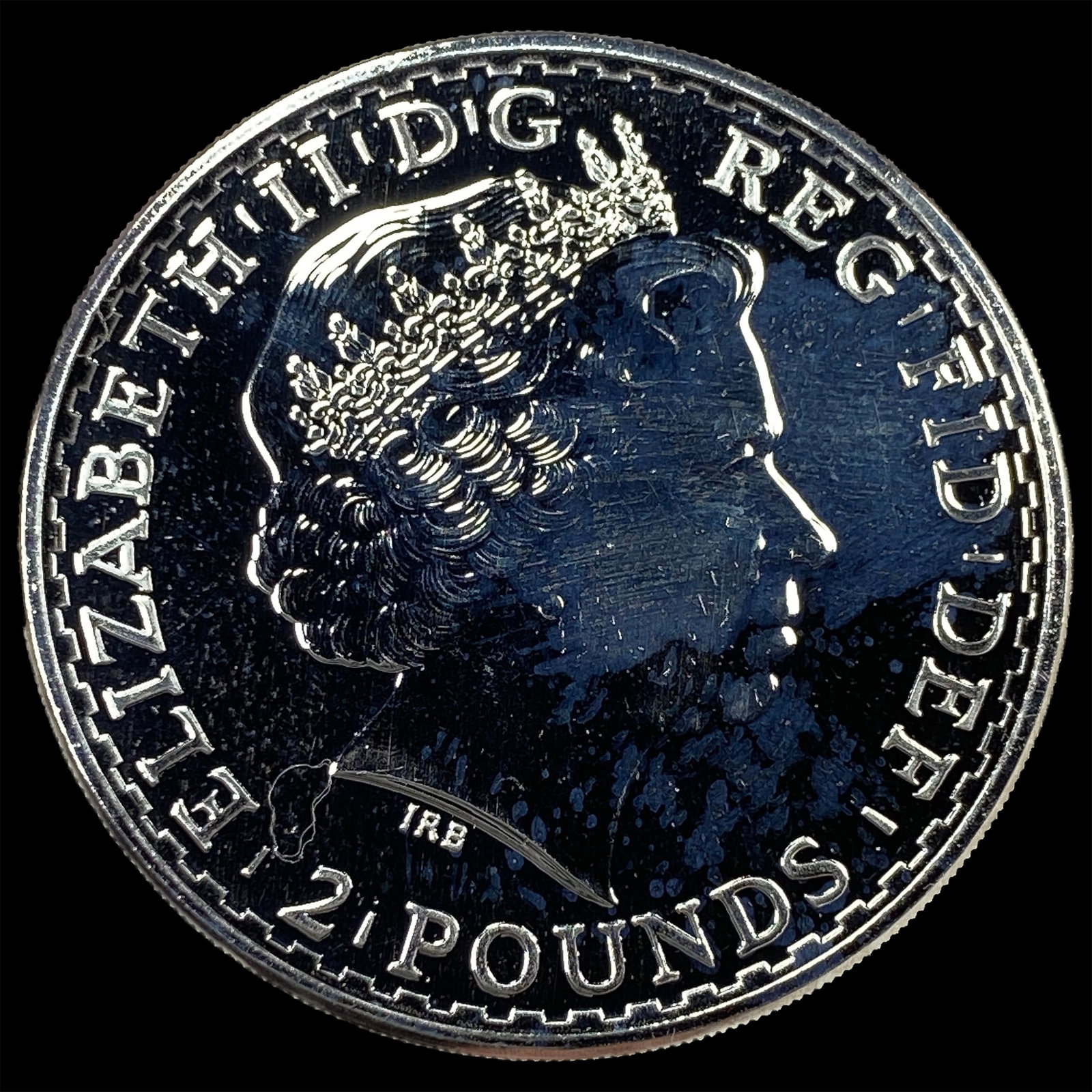 2015 1 oz Silver Britannia Â£2 Coin GEM BU: 2015 1 oz Silver Britannia Â£2 Coin GEM BU