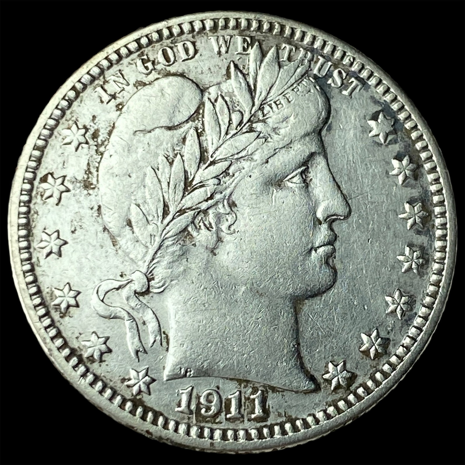 1911-D Silver Barber Quarter HIGH GRADE: 1911-D Silver Barber Quarter HIGH GRADE