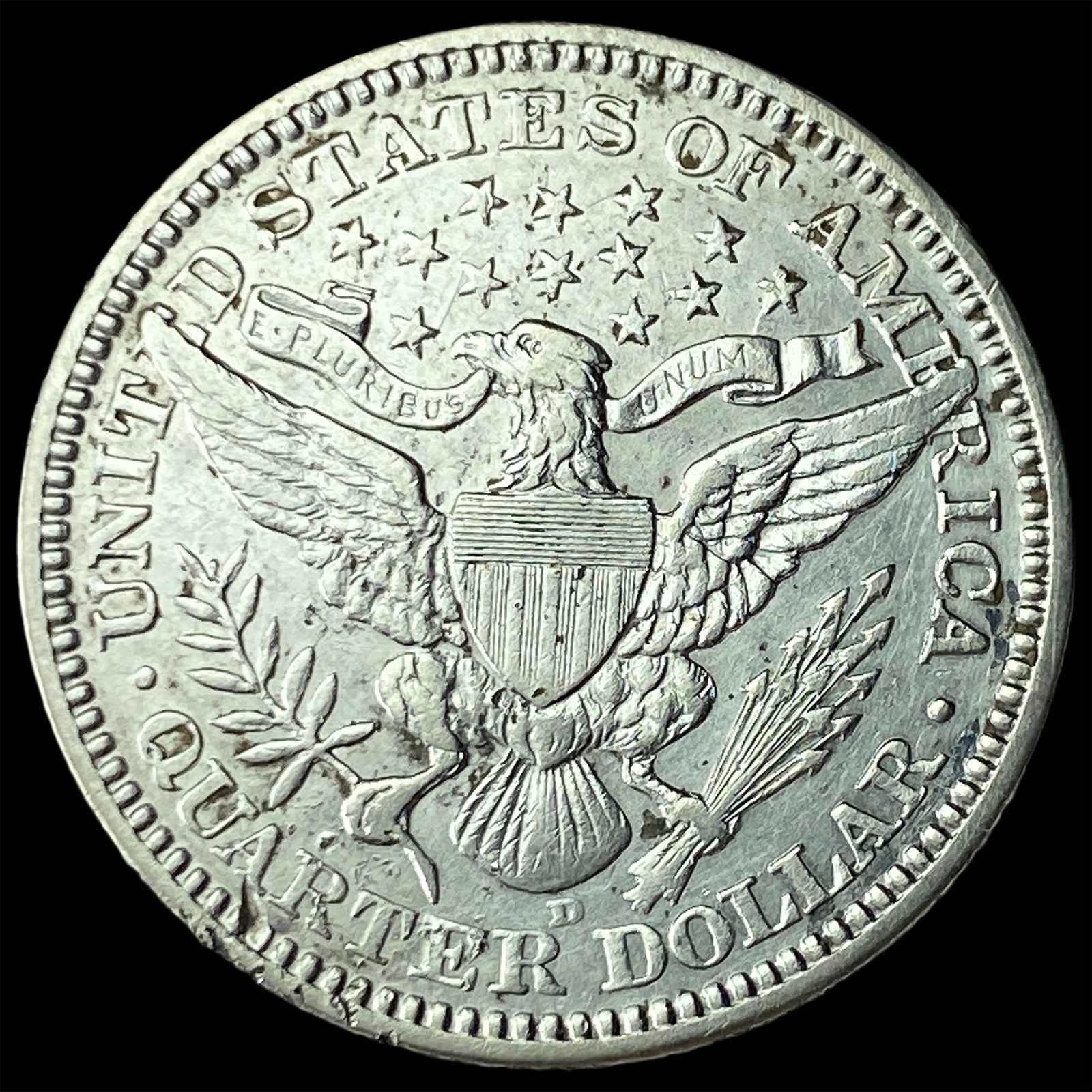 1911-D Silver Barber Quarter HIGH GRADE - 2
