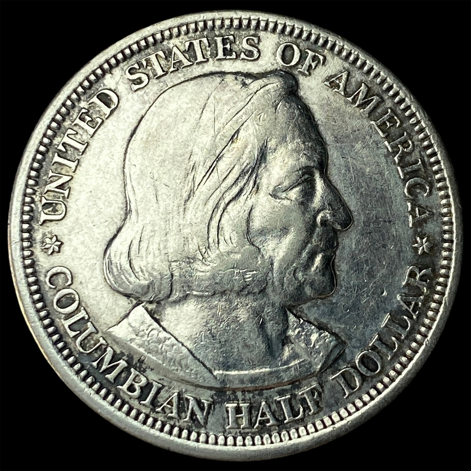 1893 Silver Columbian Half Dollar CHOICE AU: 1893 Silver Columbian Half Dollar CHOICE AU