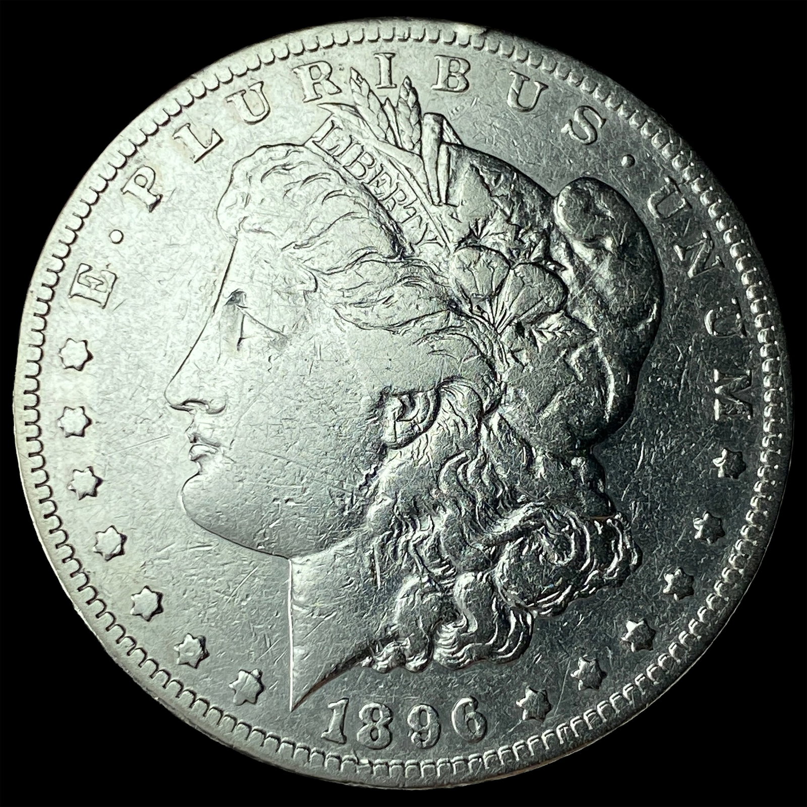1896-S Silver Morgan Dollar CLOSELY UNCIRCULATED: 1896-S Silver Morgan Dollar CLOSELY UNCIRCULATED