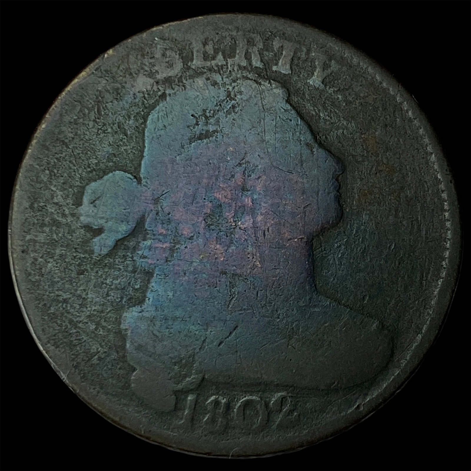1802 Draped Bust Large Cent NICELY CIRCULATED: 1802 Draped Bust Large Cent NICELY CIRCULATED