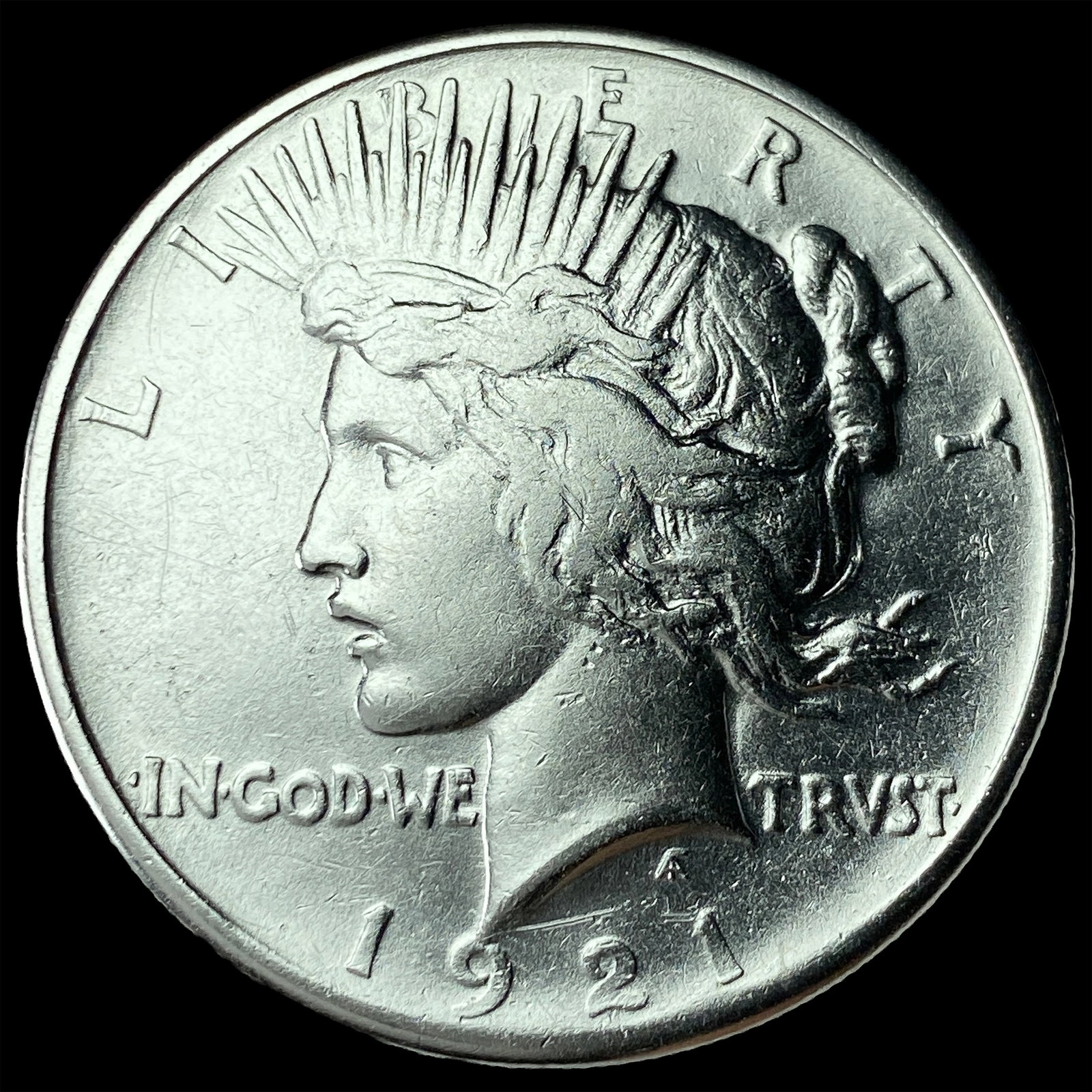 1921 Silver Peace Dollar UNCIRCULATED: 1921 Silver Peace Dollar UNCIRCULATED