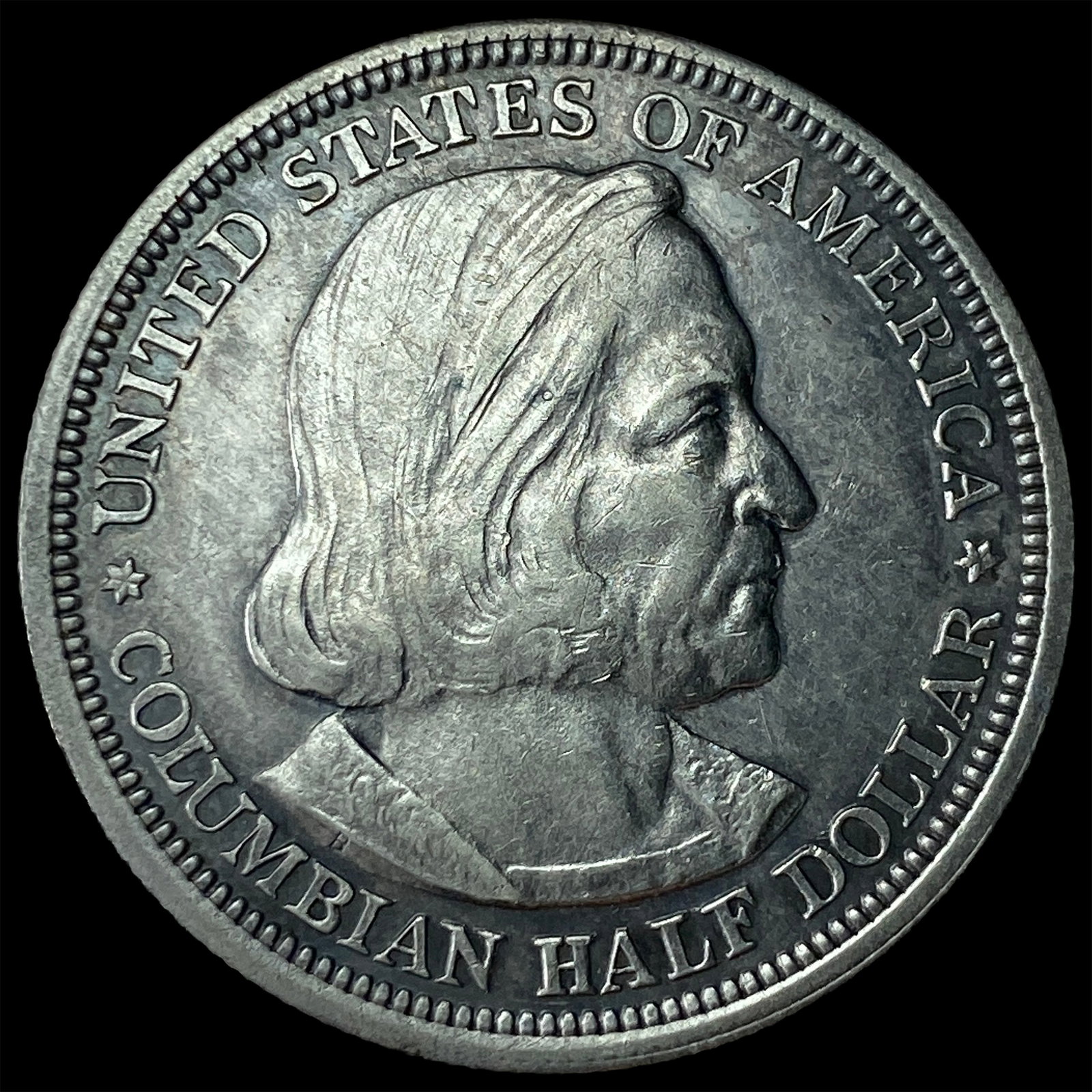 1893 Columbian Exposition Half Dollar NEARLY UNCIRCULATED: 1893 Columbian Exposition Half Dollar NEARLY UNCIRCULATED
