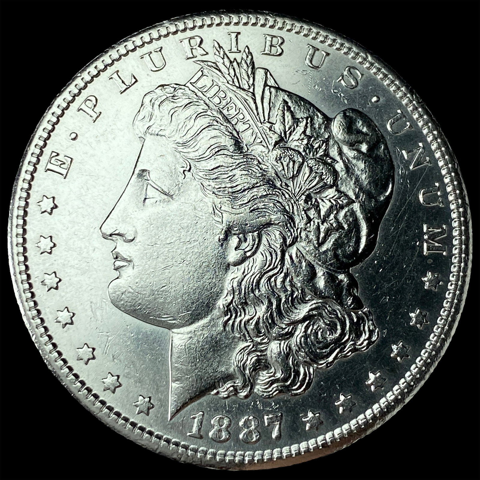 1887-S Silver Morgan Dollar UNCIRCULATED: 1887-S Silver Morgan Dollar UNCIRCULATED