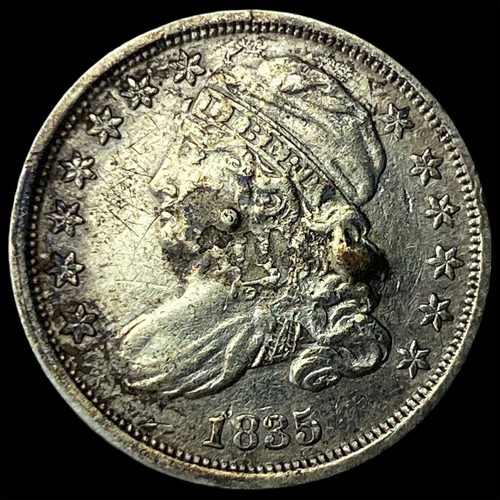 1835 Capped Bust Dime HIGH GRADE: 1835 Capped Bust Dime HIGH GRADE