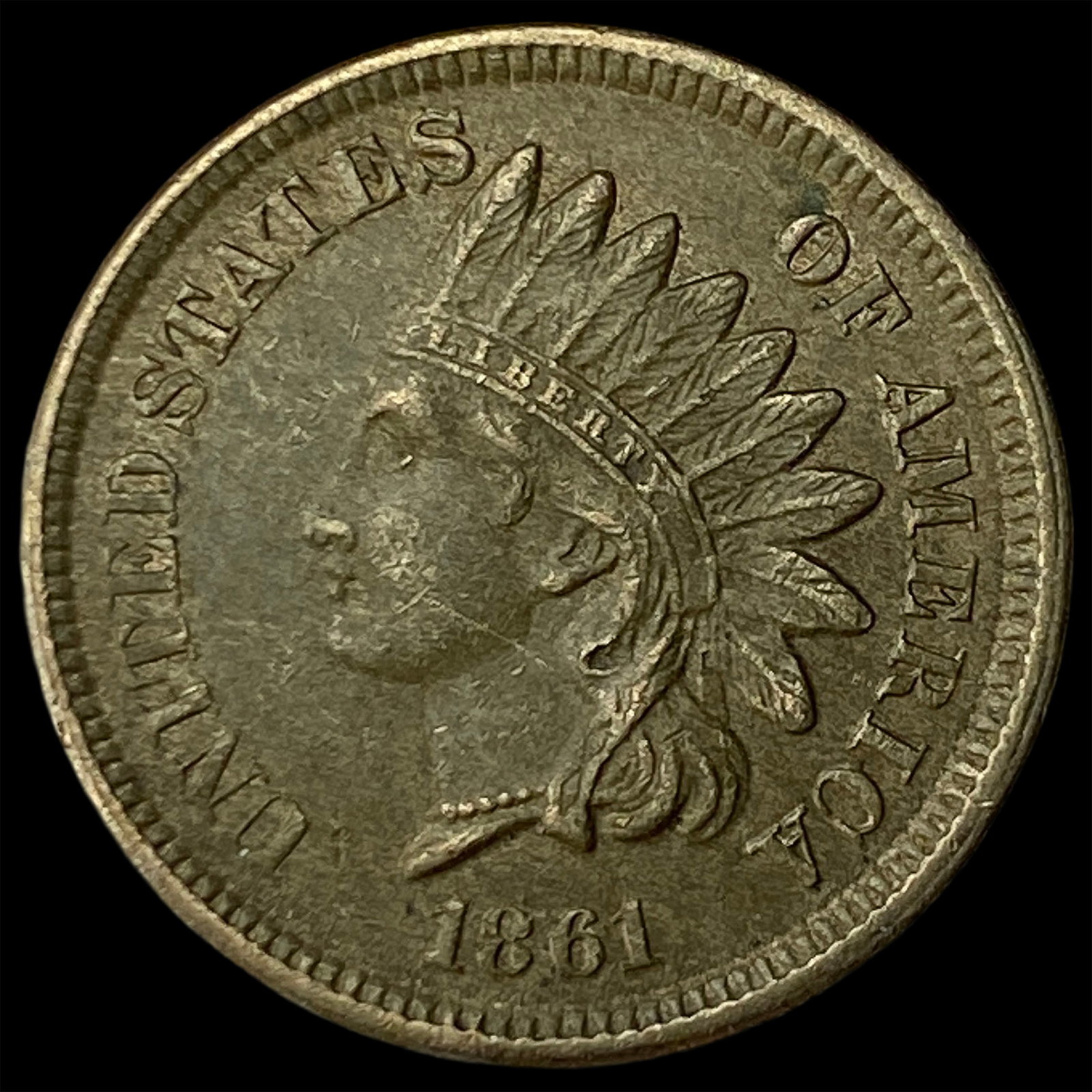 1861 Copper-Nickel Indian Head Cent UNCIRCULATED: 1861 Copper-Nickel Indian Head Cent UNCIRCULATED