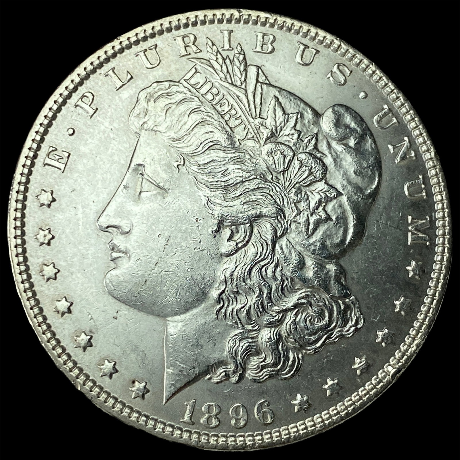 1896 Morgan Silver Dollar UNCIRCULATED: 1896 Morgan Silver Dollar UNCIRCULATED