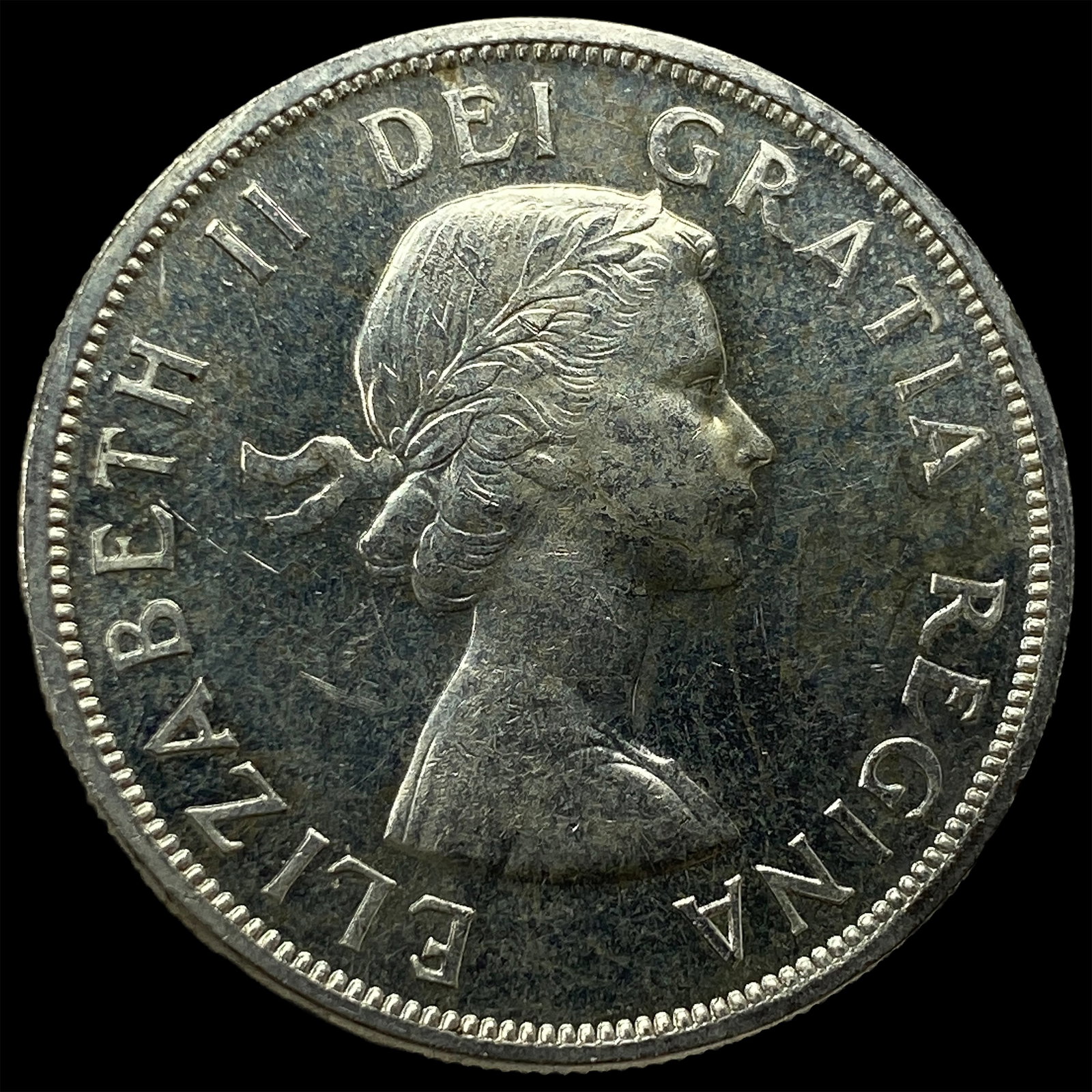 1958 Silver Dollar Canada British Columbia GEM BU: 1958 Silver Dollar Canada British Columbia GEM BU