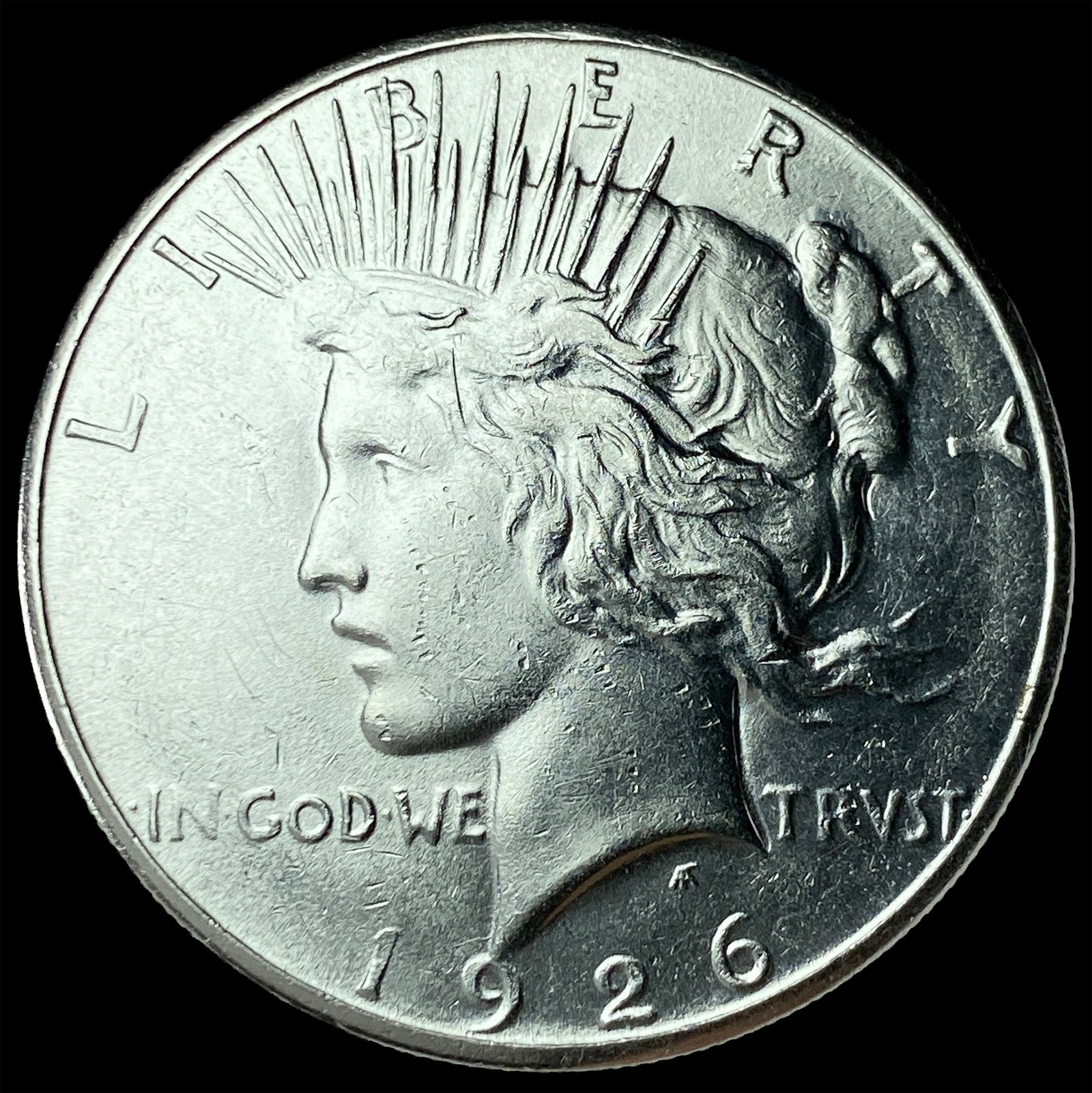 1926-S Silver Peace Dollar UNCIRCULATED: 1926-S Silver Peace Dollar UNCIRCULATED