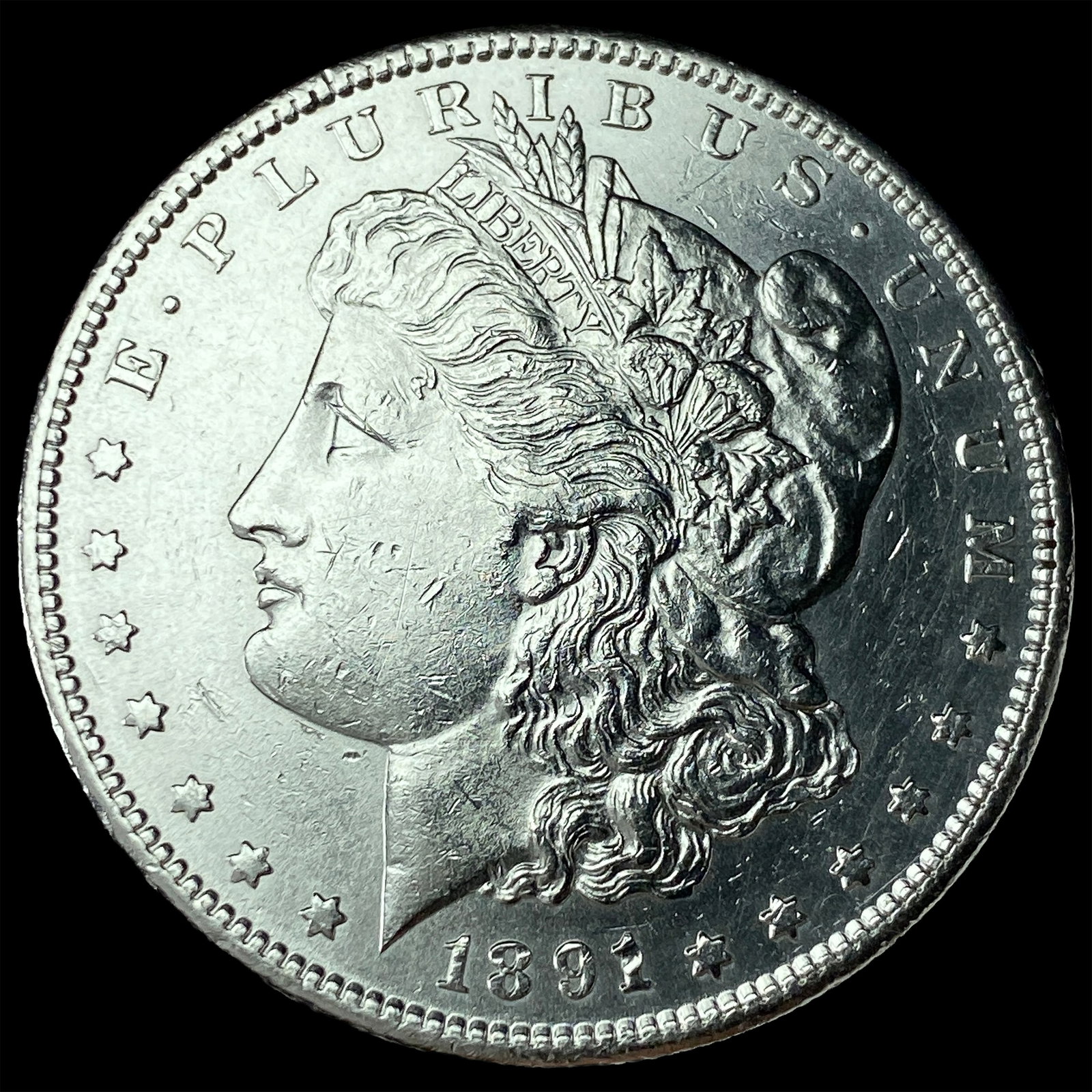 1891-S Silver Morgan Dollar UNCIRCULATED: 1891-S Silver Morgan Dollar UNCIRCULATED