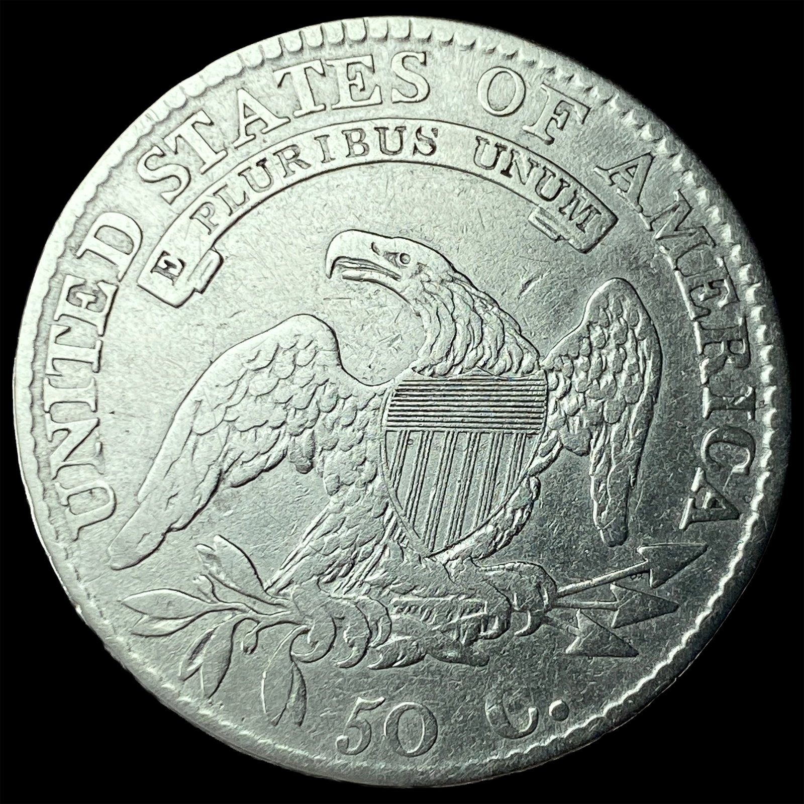 1812 Capped Bust Half Dollar LIGHTLY CIRCULATED - 2