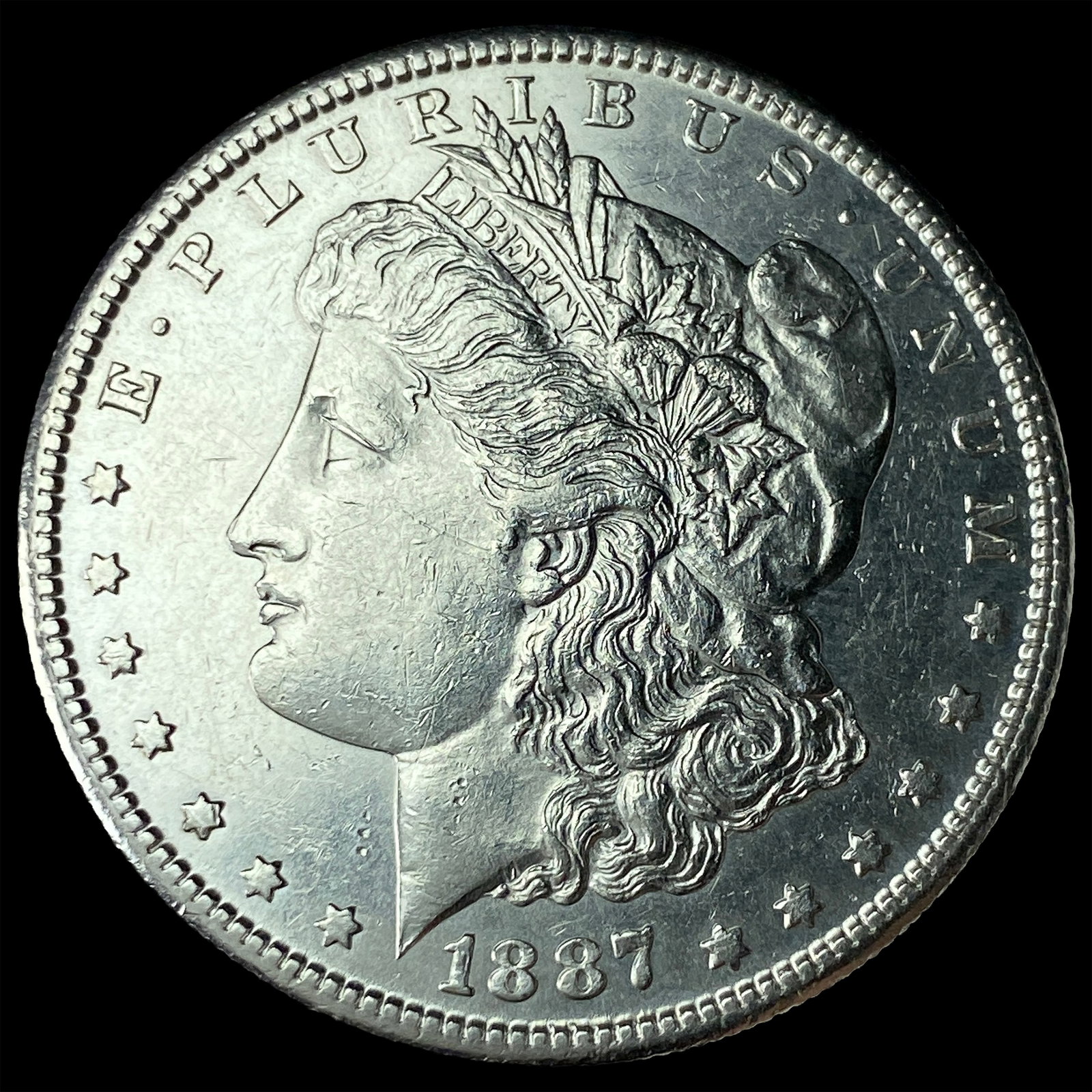 1887-S Silver Morgan Dollar UNCIRCULATED: 1887-S Silver Morgan Dollar UNCIRCULATED