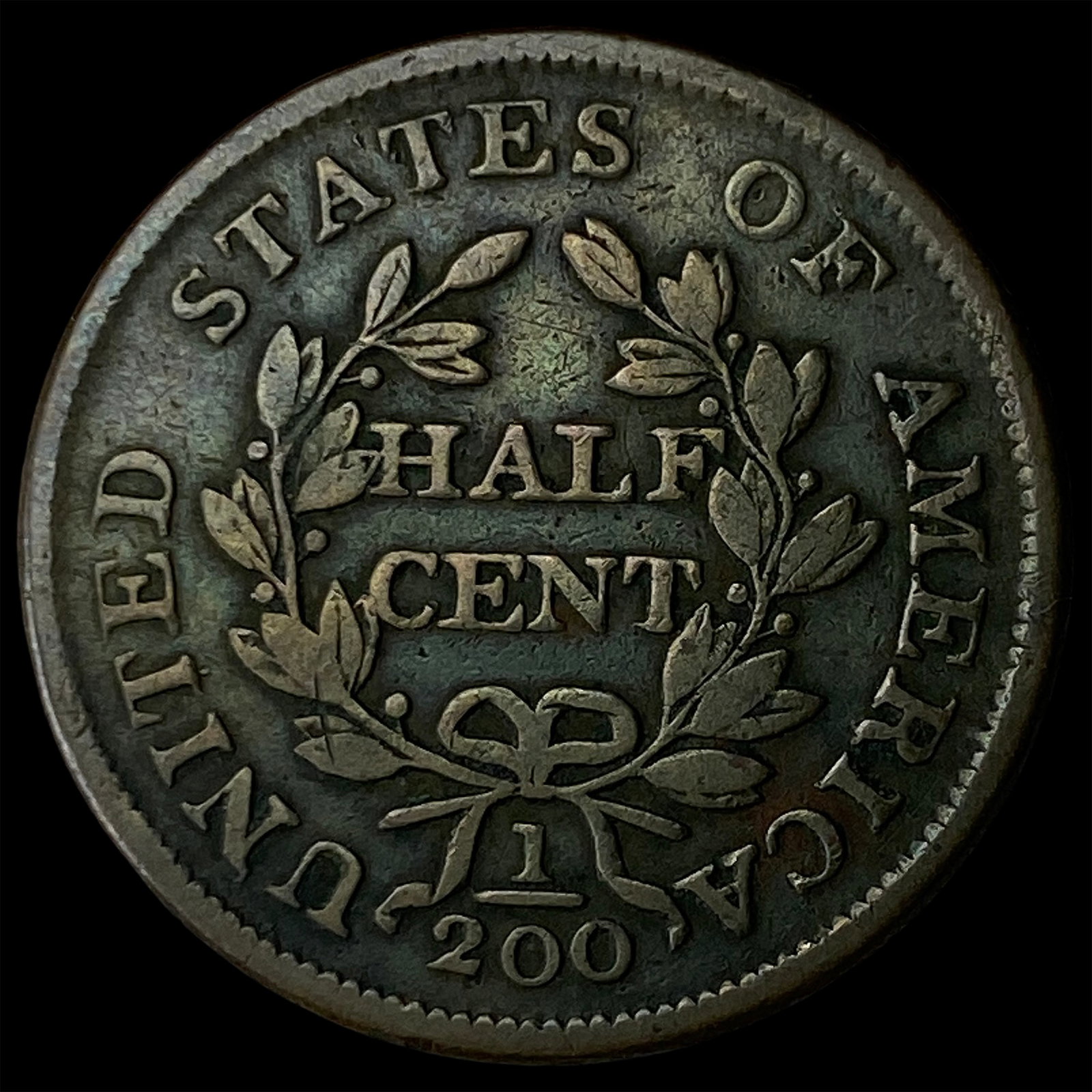 1804 Copper Half Cent NEARLY UNCIRCULATED - 2