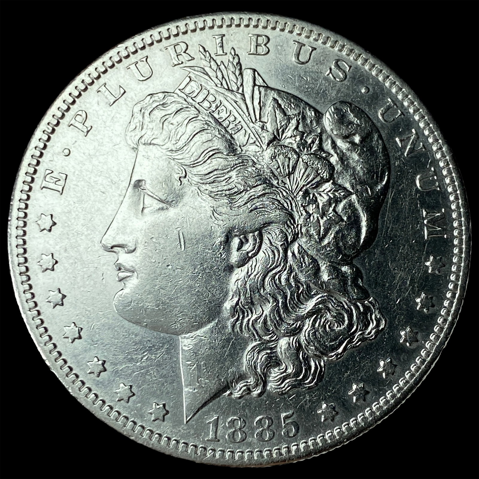 1885-S Silver Morgan Dollar UNCIRCULATED: 1885-S Silver Morgan Dollar UNCIRCULATED