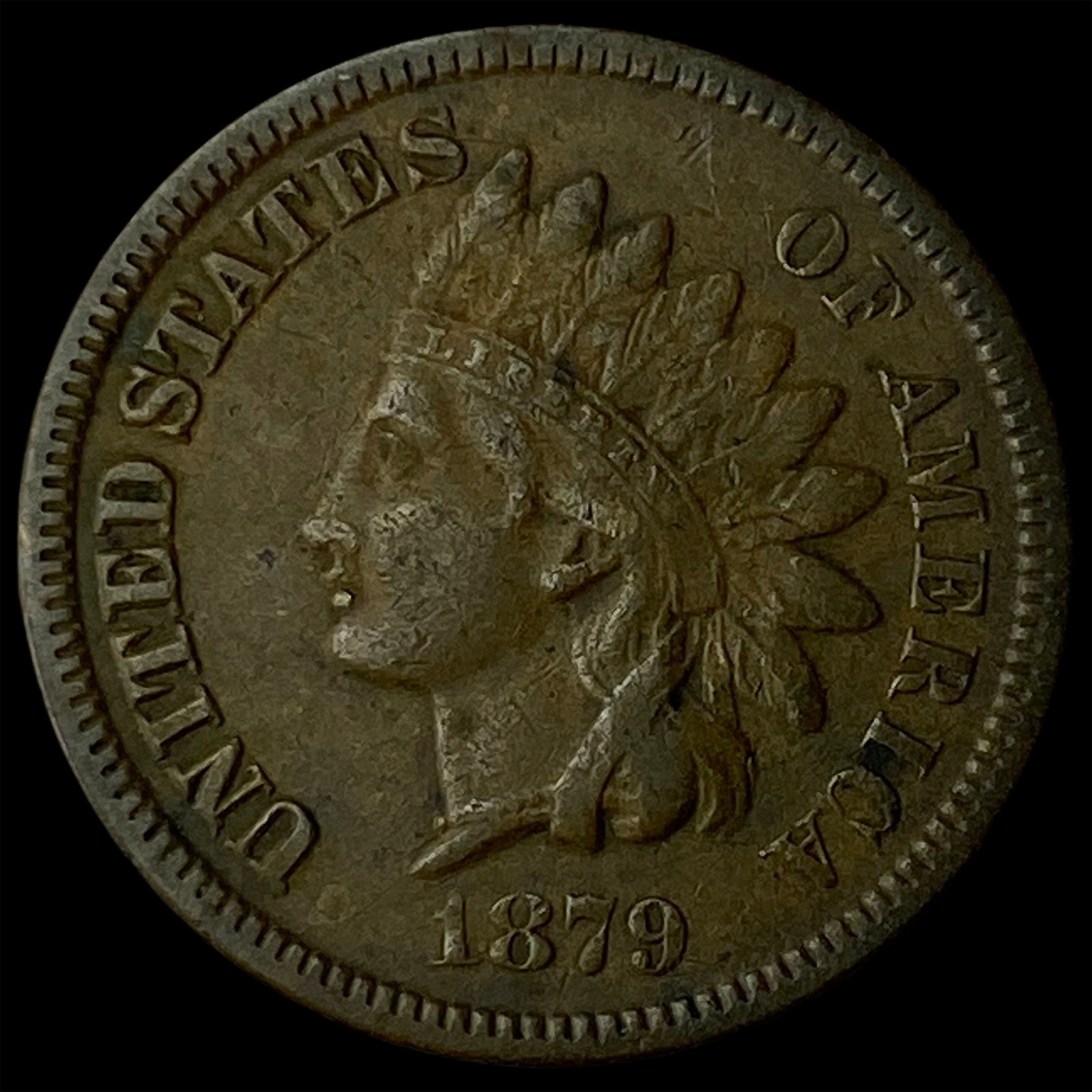 1879 Indian Head Cent NEARLY UNCIRCULATED: 1879 Indian Head Cent NEARLY UNCIRCULATED