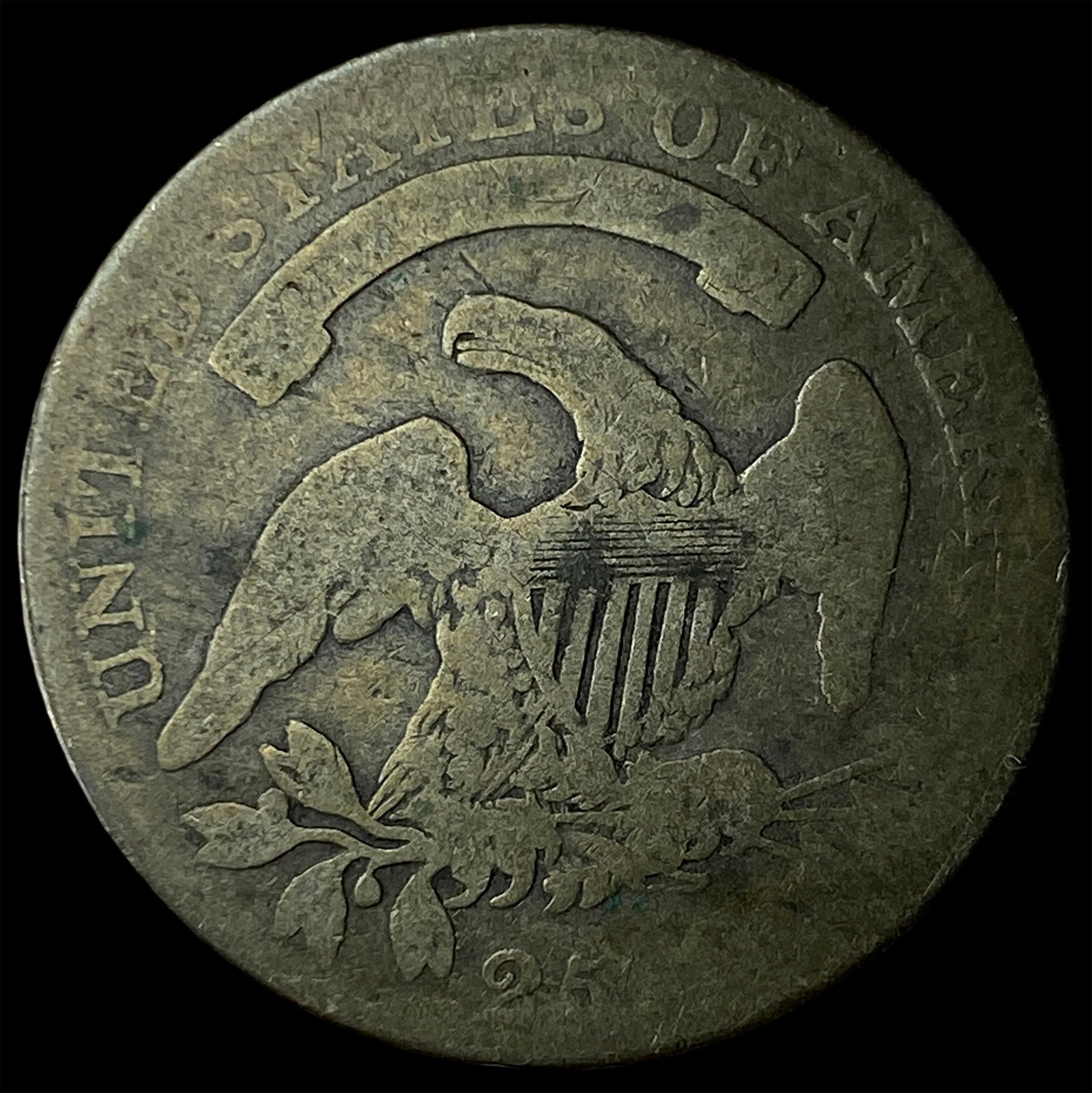 1820 Capped Bust Quarter NICELY CIRCULATED - 2