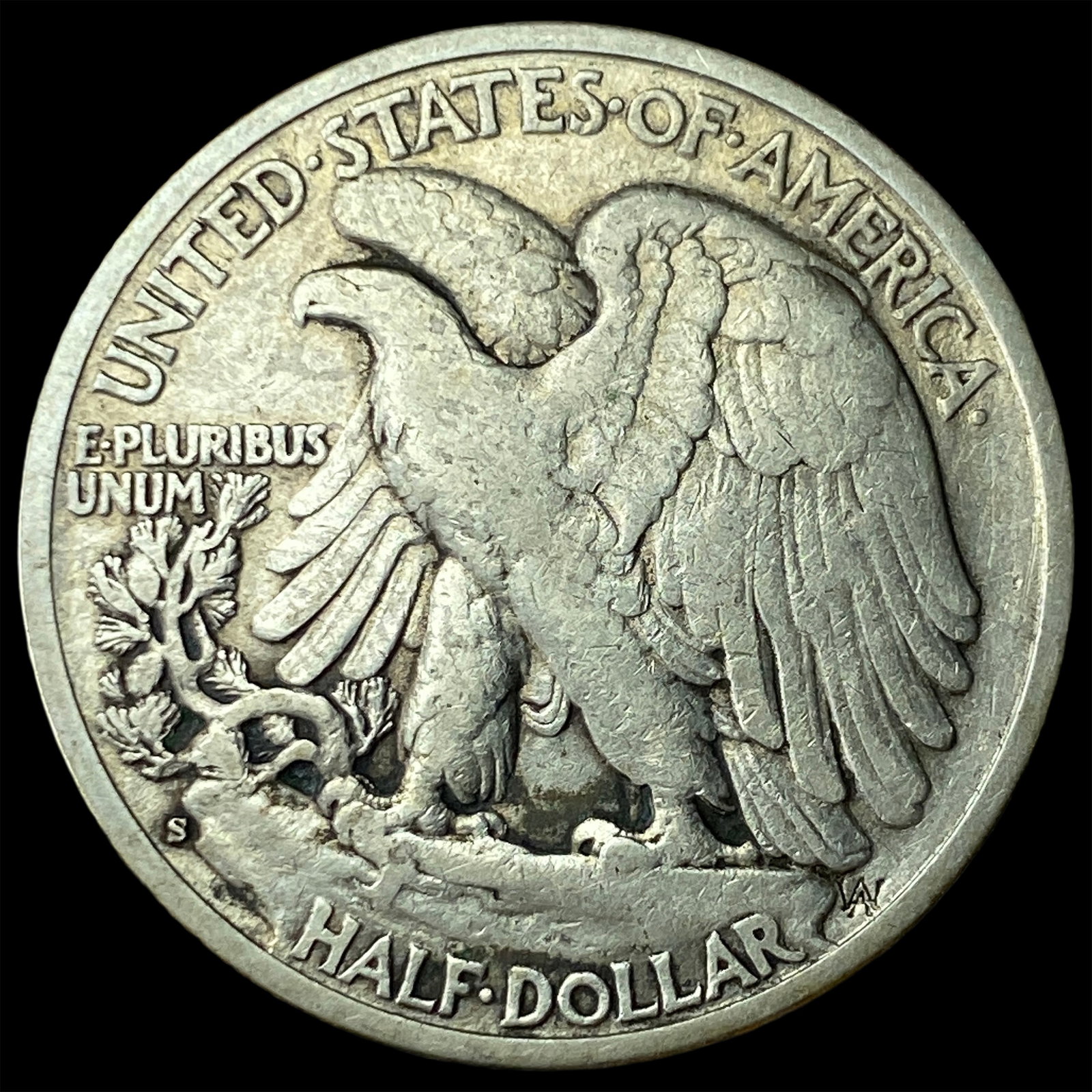1928-S Silver Half Dollar LIGHTLY CIRCULATED - 2