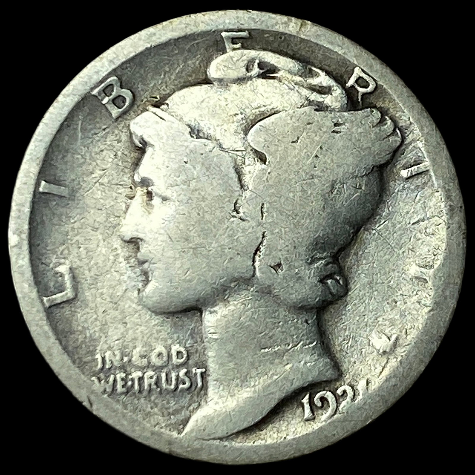 1924 Mercury Dime LIGHTLY CIRCULATED: 1924 Mercury Dime LIGHTLY CIRCULATED