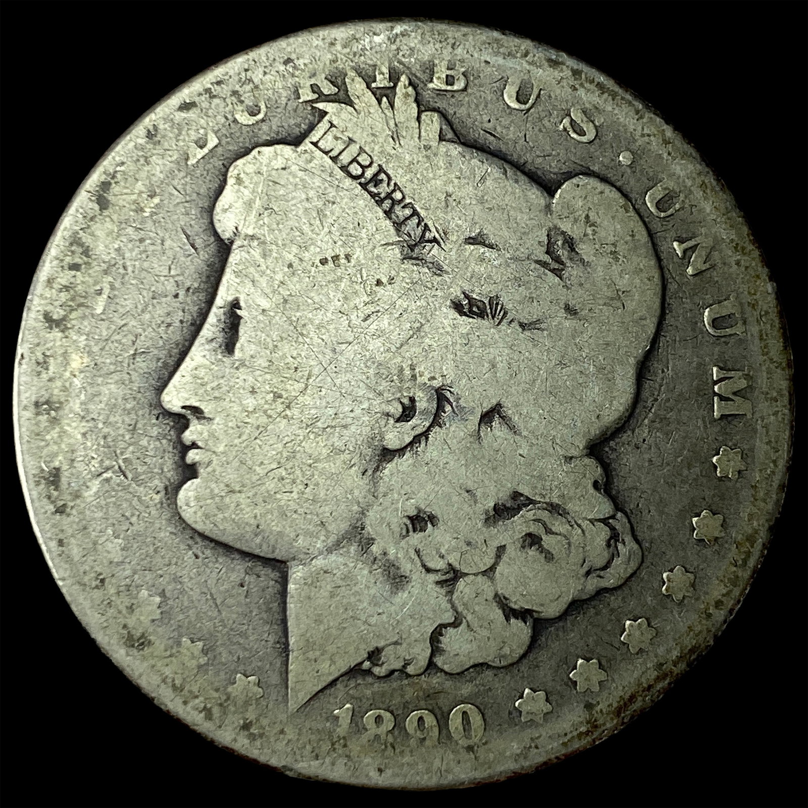 1890-O Silver Morgan Dollar NICELY CIRCULATED: 1890-O Silver Morgan Dollar NICELY CIRCULATED
