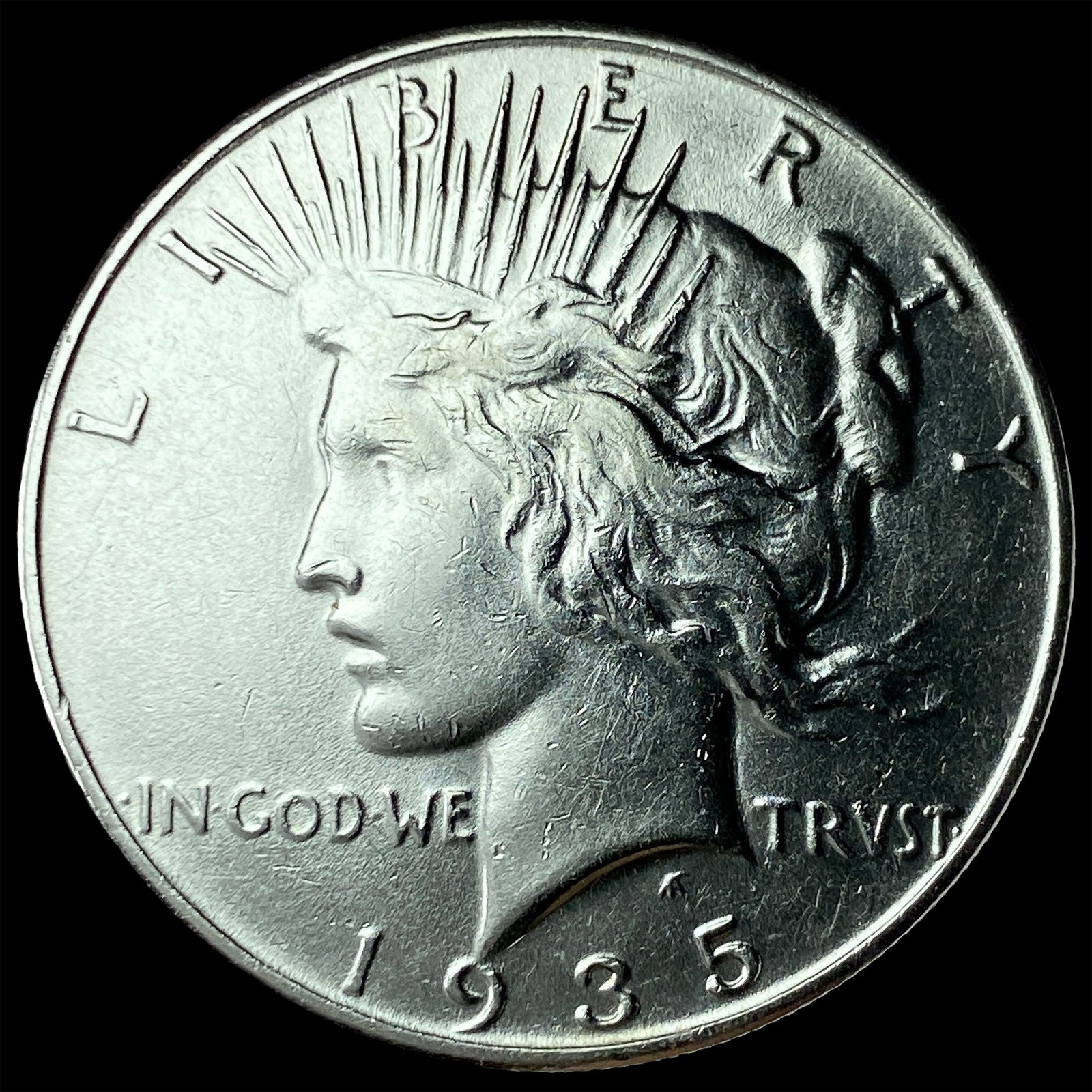 1935 Silver Peace Dollar CHOICE BU: 1935 Silver Peace Dollar CHOICE BU